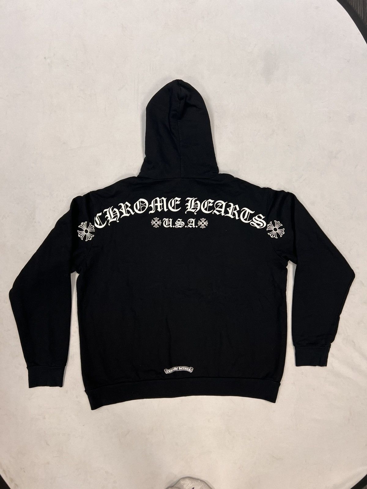 Chrome Hearts chrome hearts tire track hoodie | Grailed