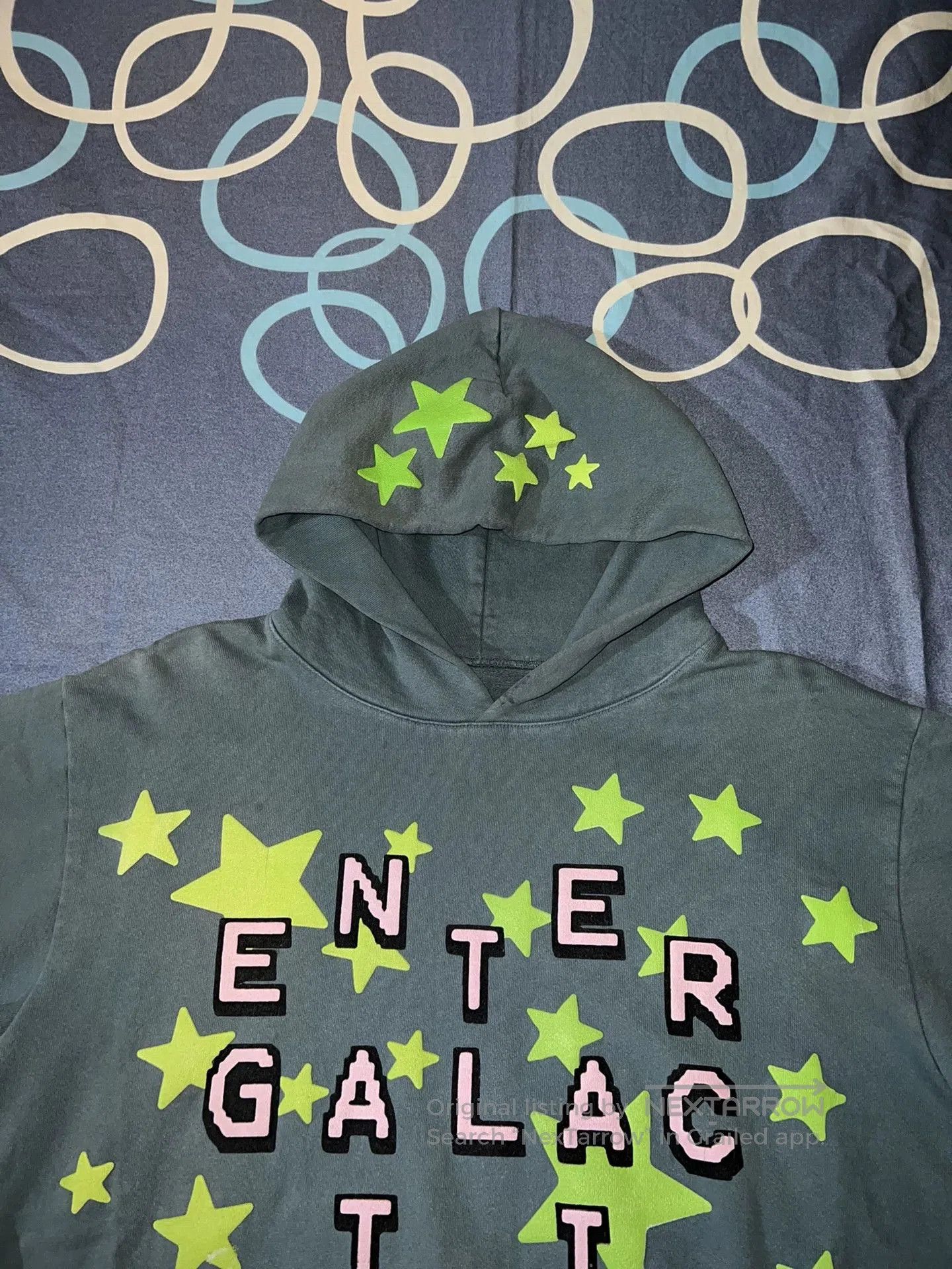 Kanye West kid cudi glow-in-the-dark star hoodie. Size US M / EU 48-50 / 2 - 3 Thumbnail