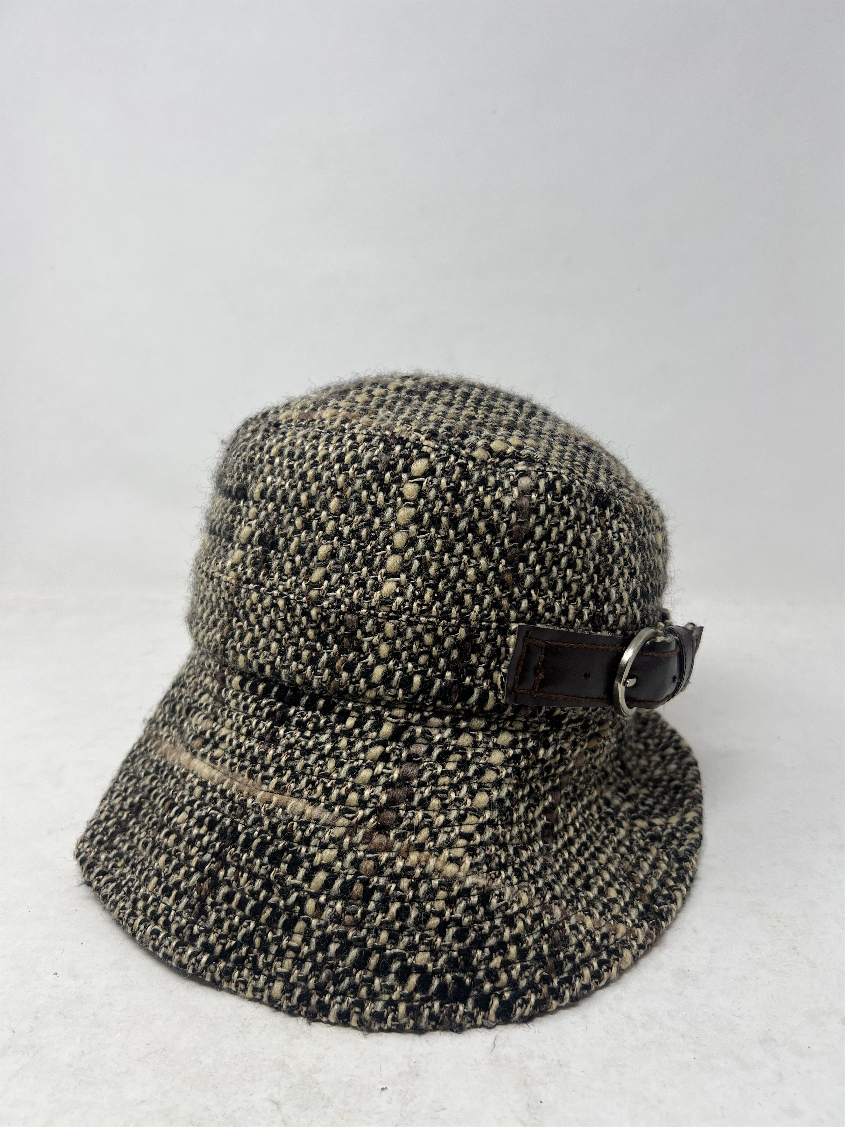 Japanese Brand Na Mi Ka Japan Houndstooth Tweed Bucket Hat Size ONE SIZE - 1 Thumbnail