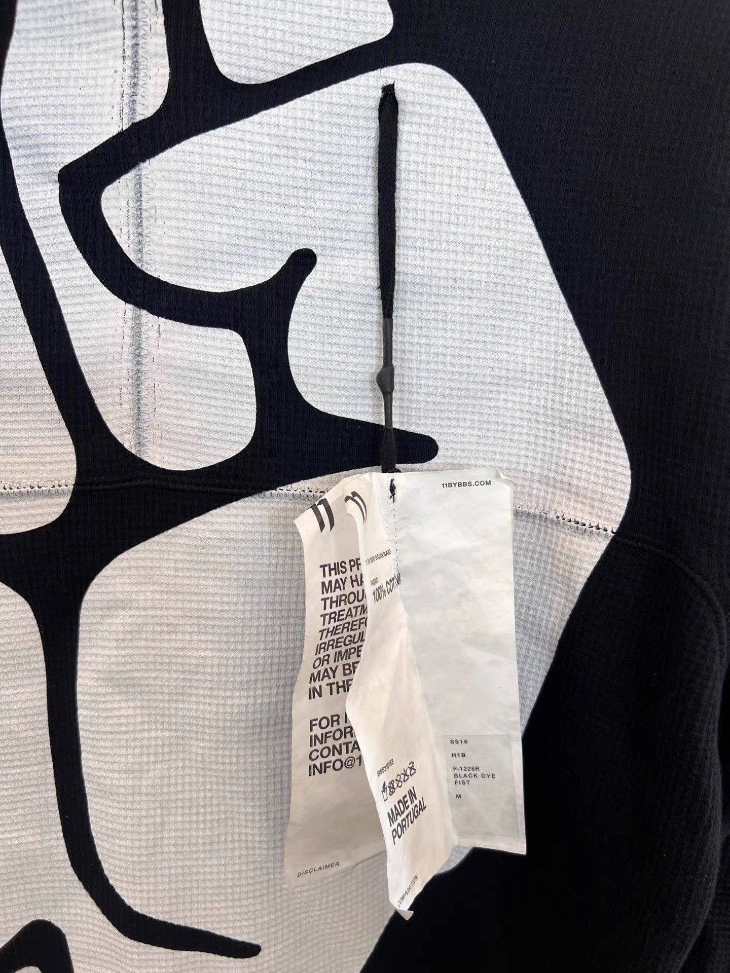 11 By Boris Bidjan Saberi 11by BBS Print Integrated Face Cover Hoodie K35 Size US M / EU 48-50 / 2 - 4 Thumbnail