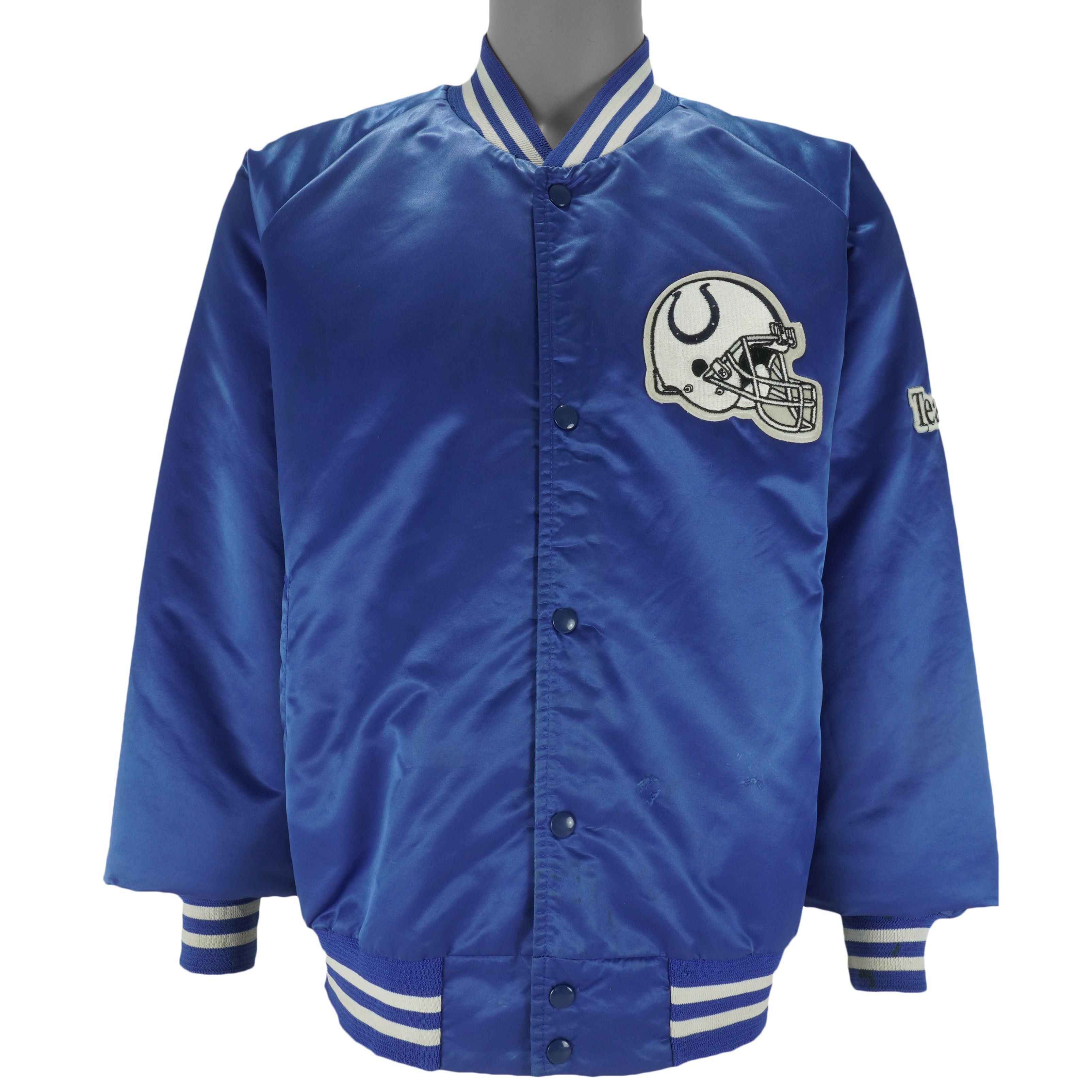 Chalk Line NFL - Indianapolis Colts Satin Jacket 1990s Size US XL / EU 56 / 4 - 2 Thumbnail