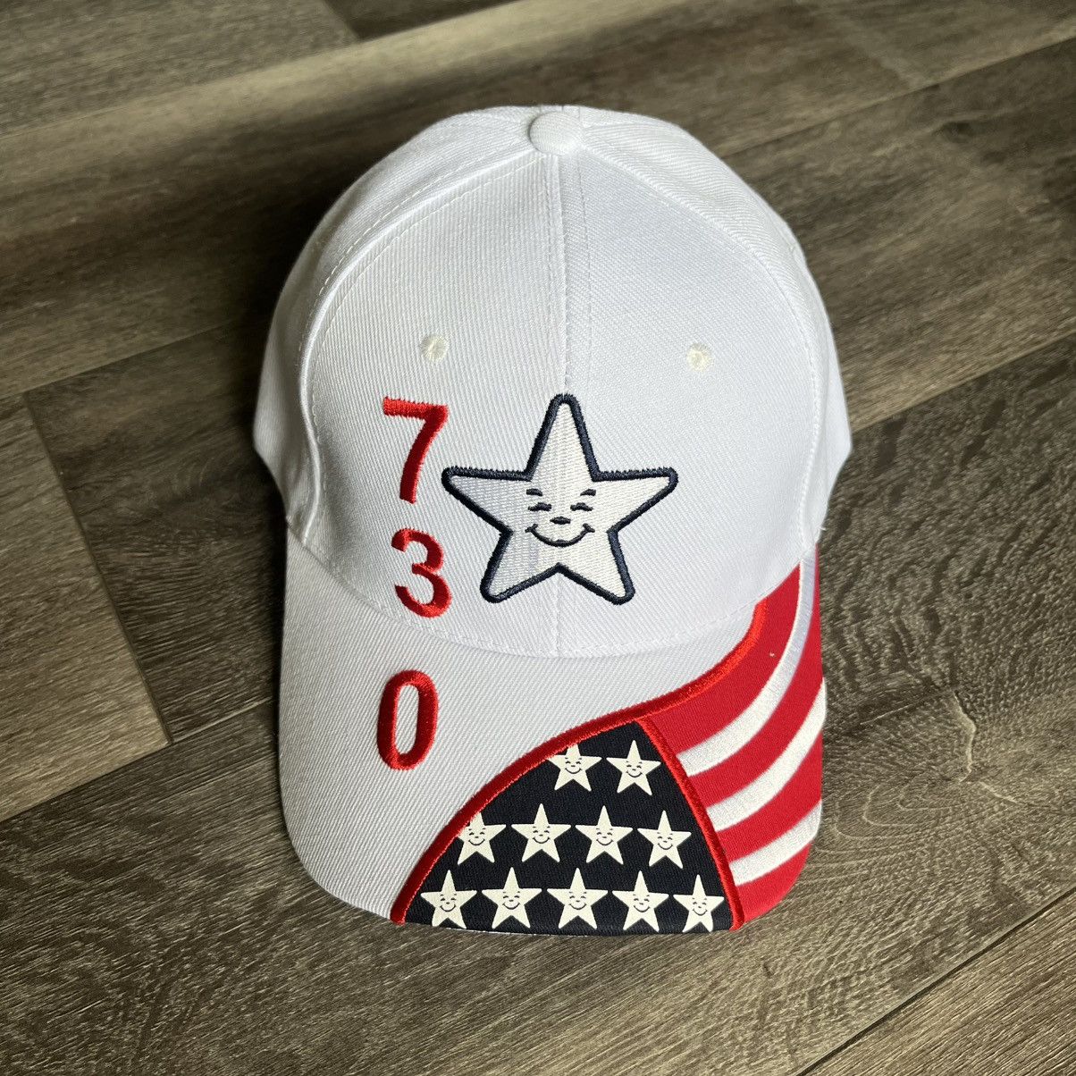 Asspizza Asspizza USA Star 730 Embroidered Logo Adjustable Hat Size ONE SIZE - 1 Thumbnail