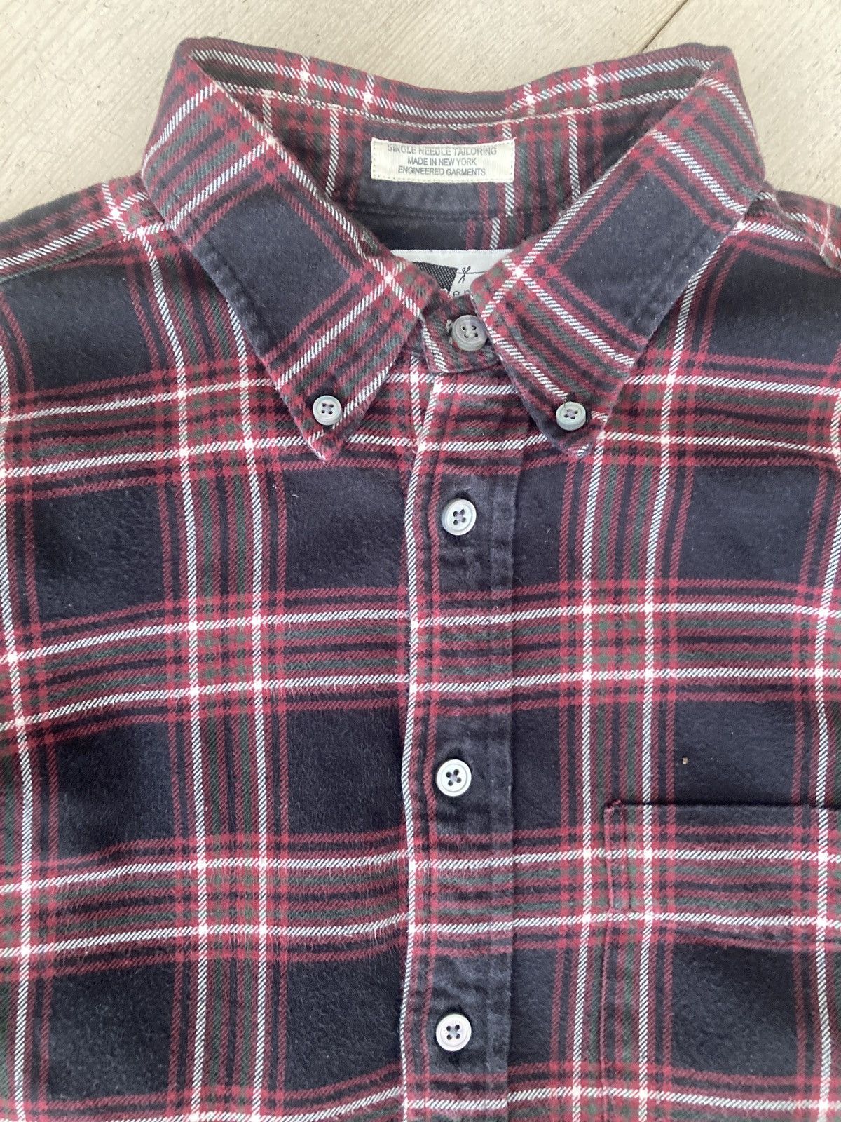 Engineered Garments 19 century BD flannel check Size US M / EU 48-50 / 2 - 3 Thumbnail