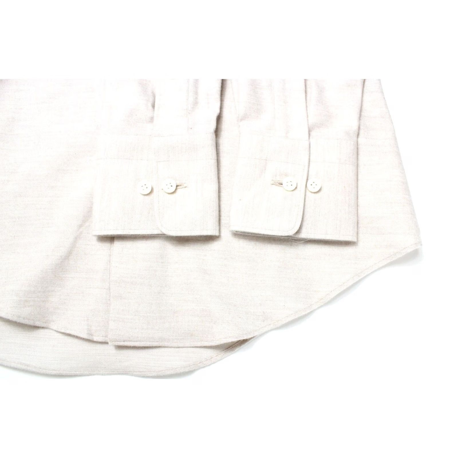 Suitsupply Suitsupply Extra Slim Fit Button Up Shirt Mens Collared SMALL Long Sleeves Beige Cotton Shirt Mens Small Long Sleeve Button-Up Size US S / EU 44-46 / 1 - 5 Thumbnail