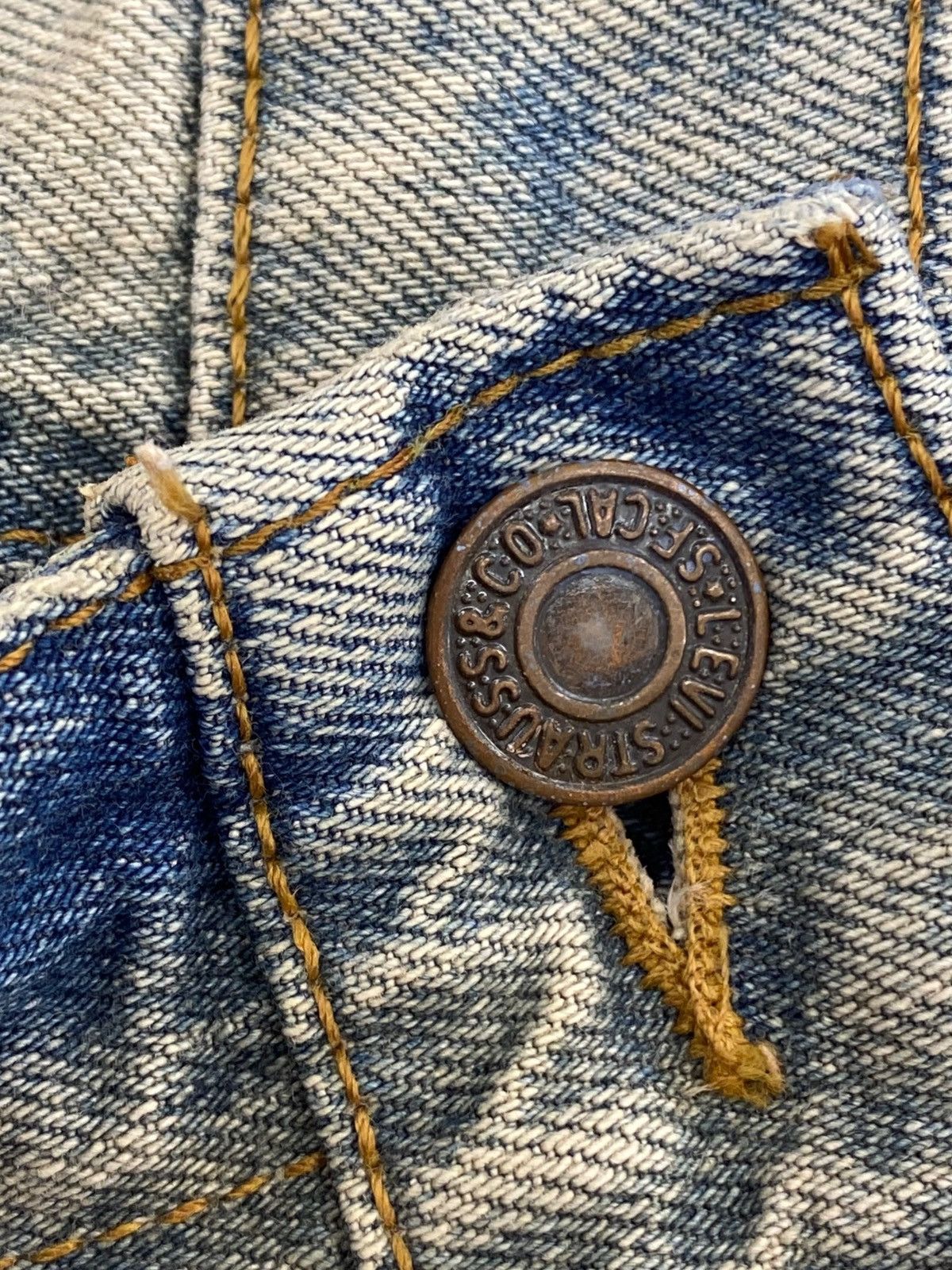 Edwin Vintage Edwin Rusty Faded Wash Style Loose Jeans Size US 28 / EU 44 - 10 Thumbnail