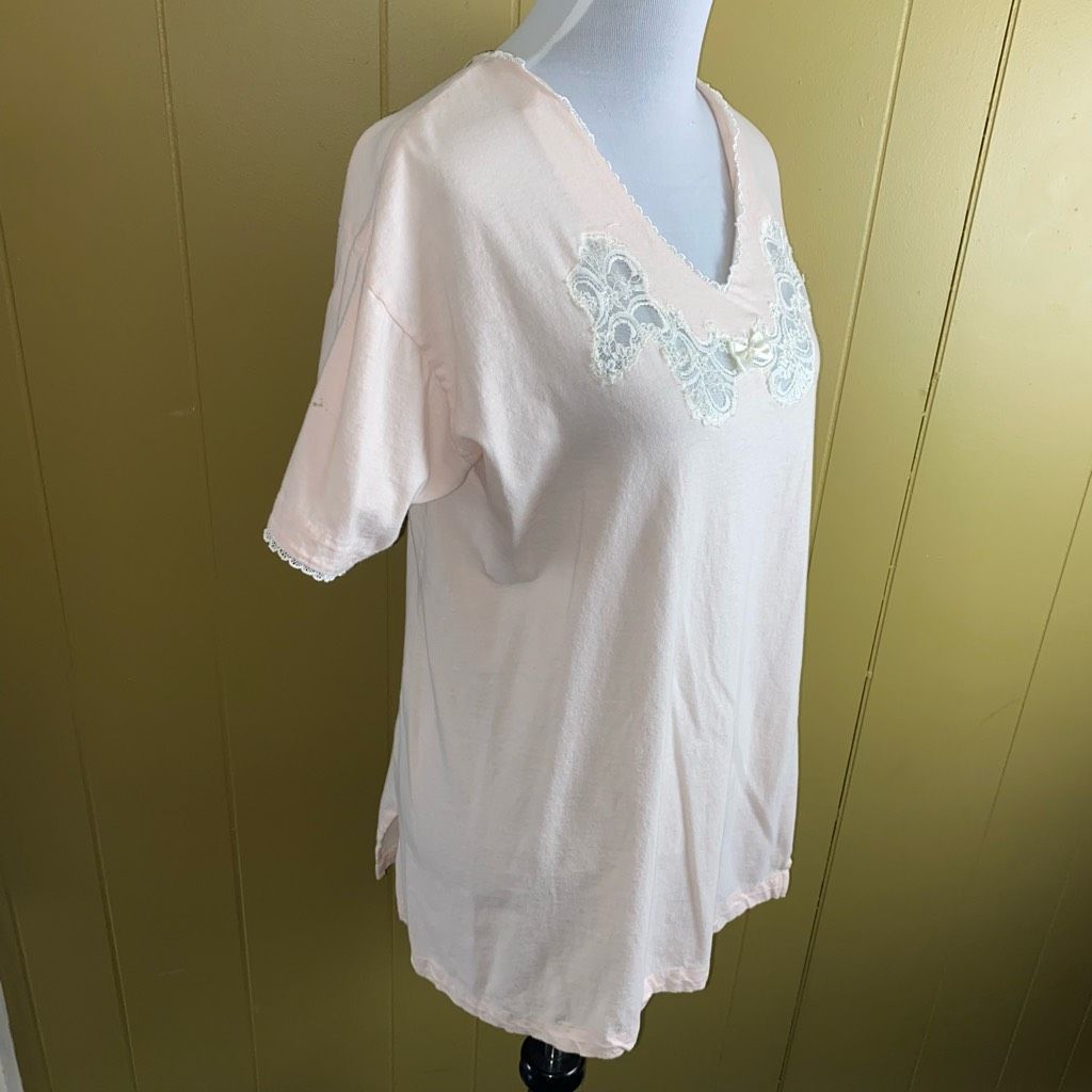 Dior Christian Dior women M v-cut neckline short sleeve pullover Size ONE SIZE - 4 Thumbnail