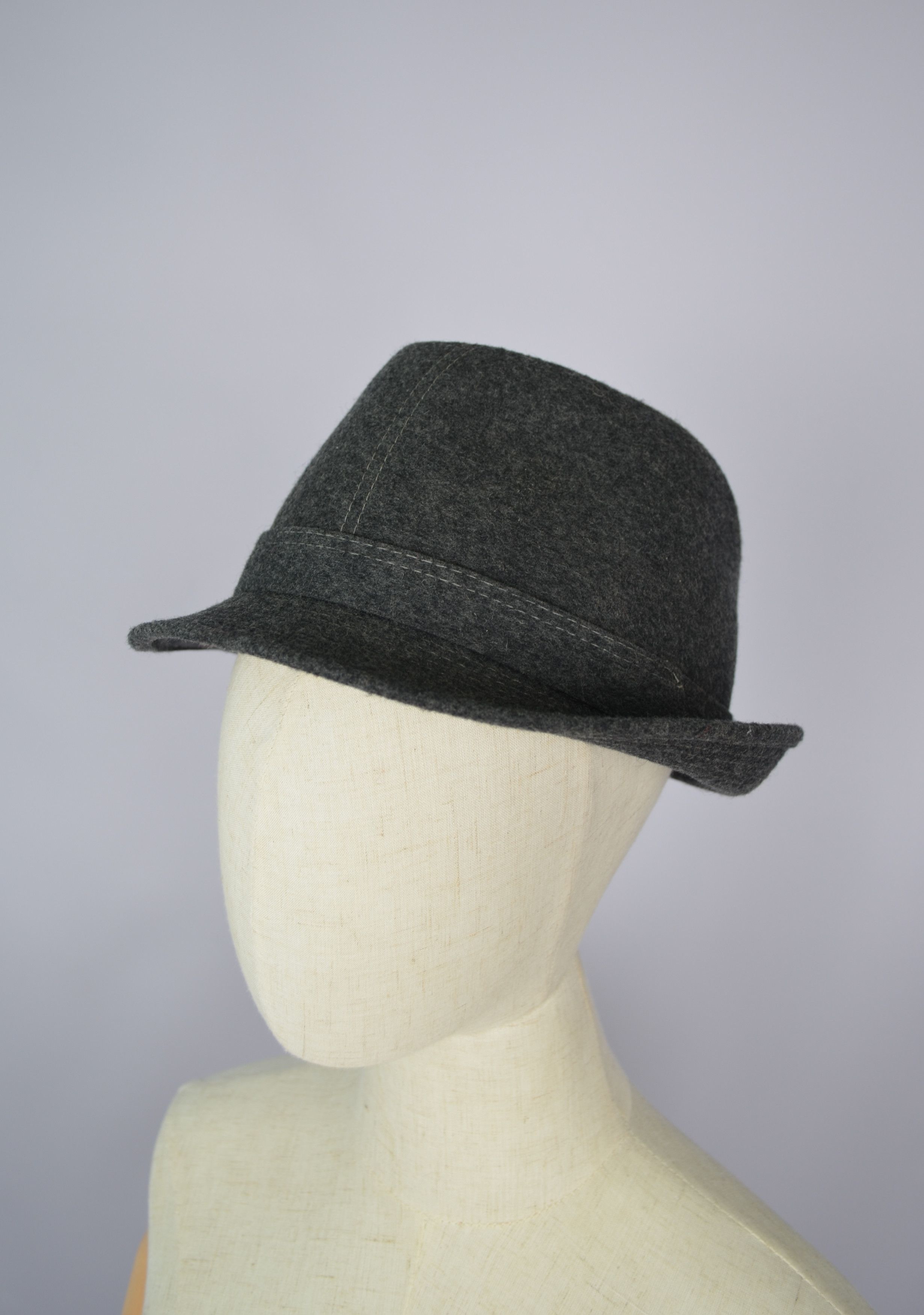Man Made In Australia Womens Anton Pichler Graz Vintage Fedora Hat Felt Bavarian Size ONE SIZE - 8 Thumbnail