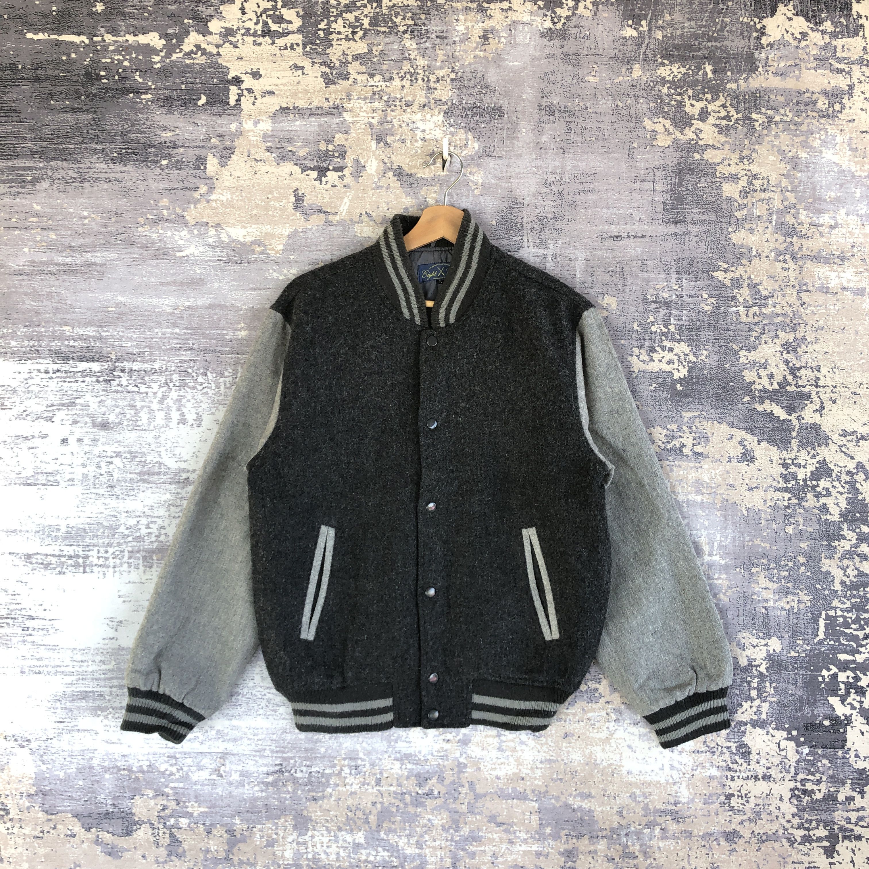 Vintage Vintage Eight Club Varsity Jacket Japanese Wool Jackets Size US M / EU 48-50 / 2 - 1 Thumbnail