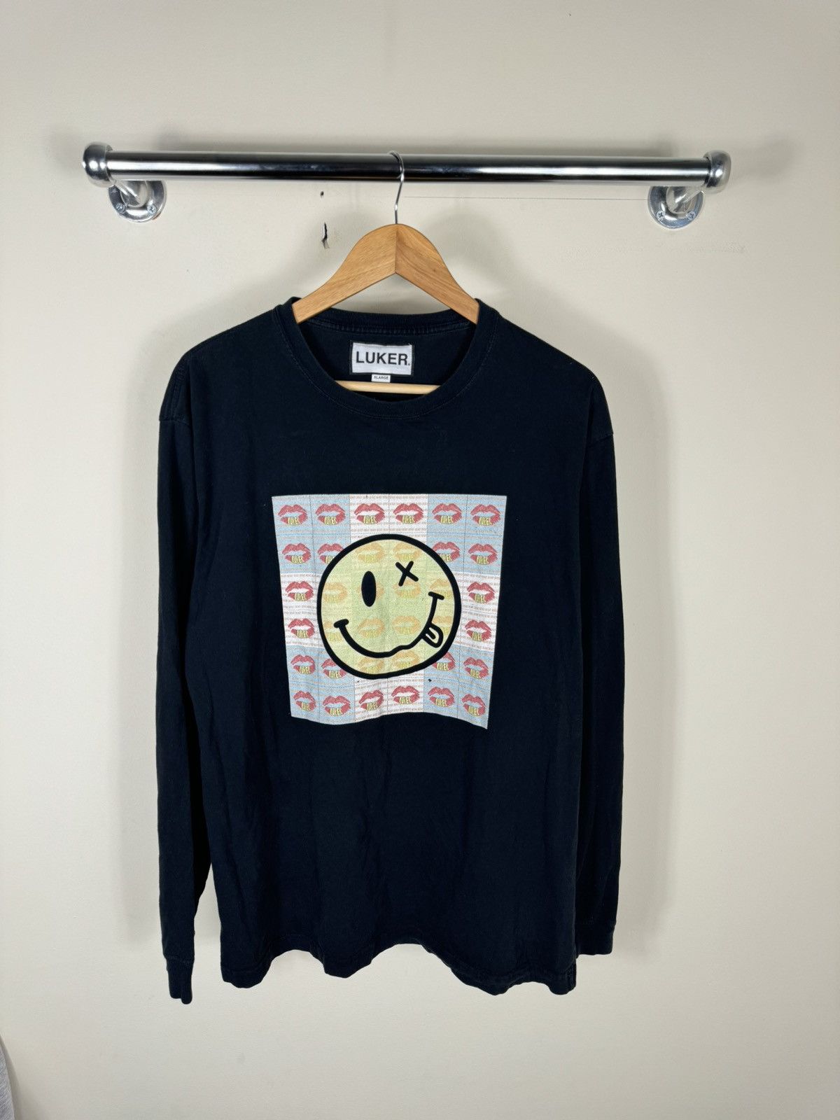 Neighborhood Luker by Neighborhood Long Sleeve Acid Tee Size US XL / EU 56 / 4 - 1 Thumbnail
