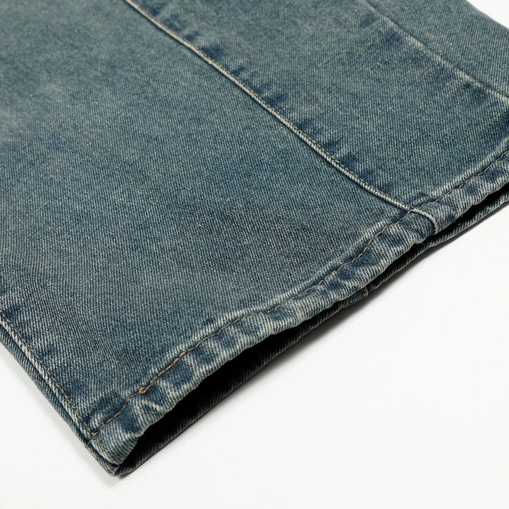 Vintage Men's washed distressed scimitar wide-leg jeans Size US 32 / EU 48 - 6 Thumbnail
