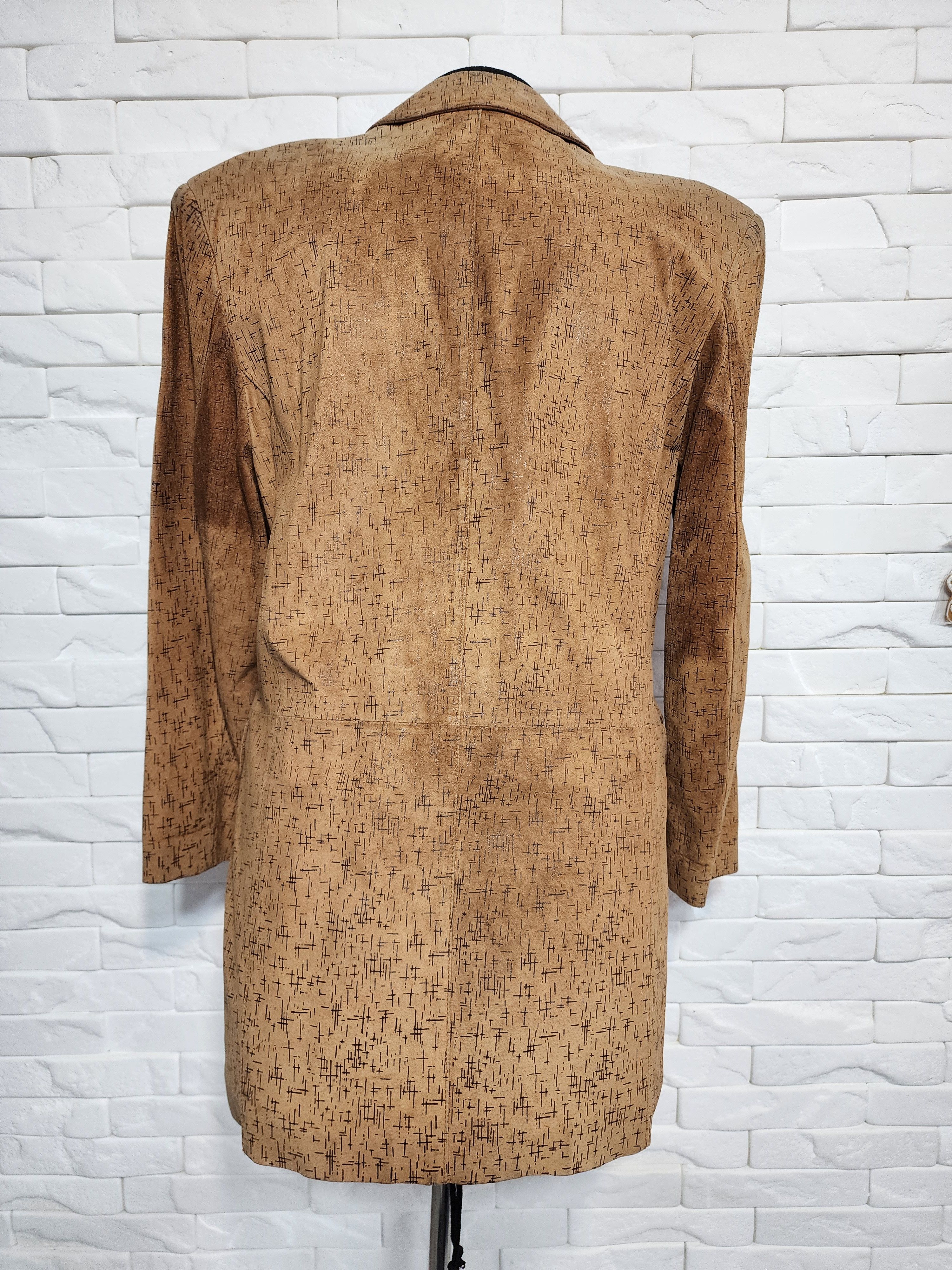 Other Brown Women's Suede Leather Jacket: Size XL / US 12-14 / IT 48-50 - 4 Thumbnail