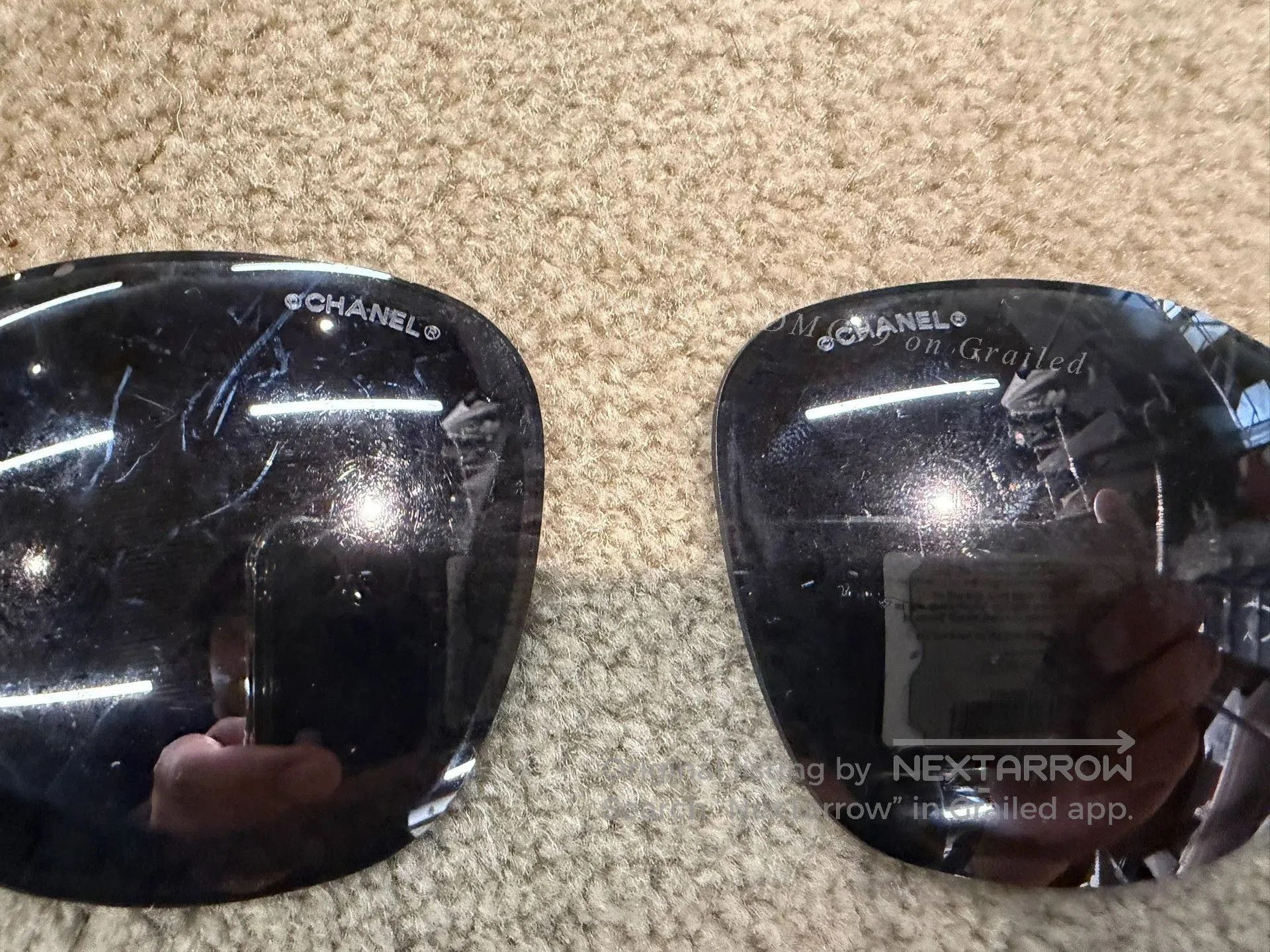 Chanel Chanel Sunglasses Leather Temples. Size ONE SIZE - 8 Thumbnail