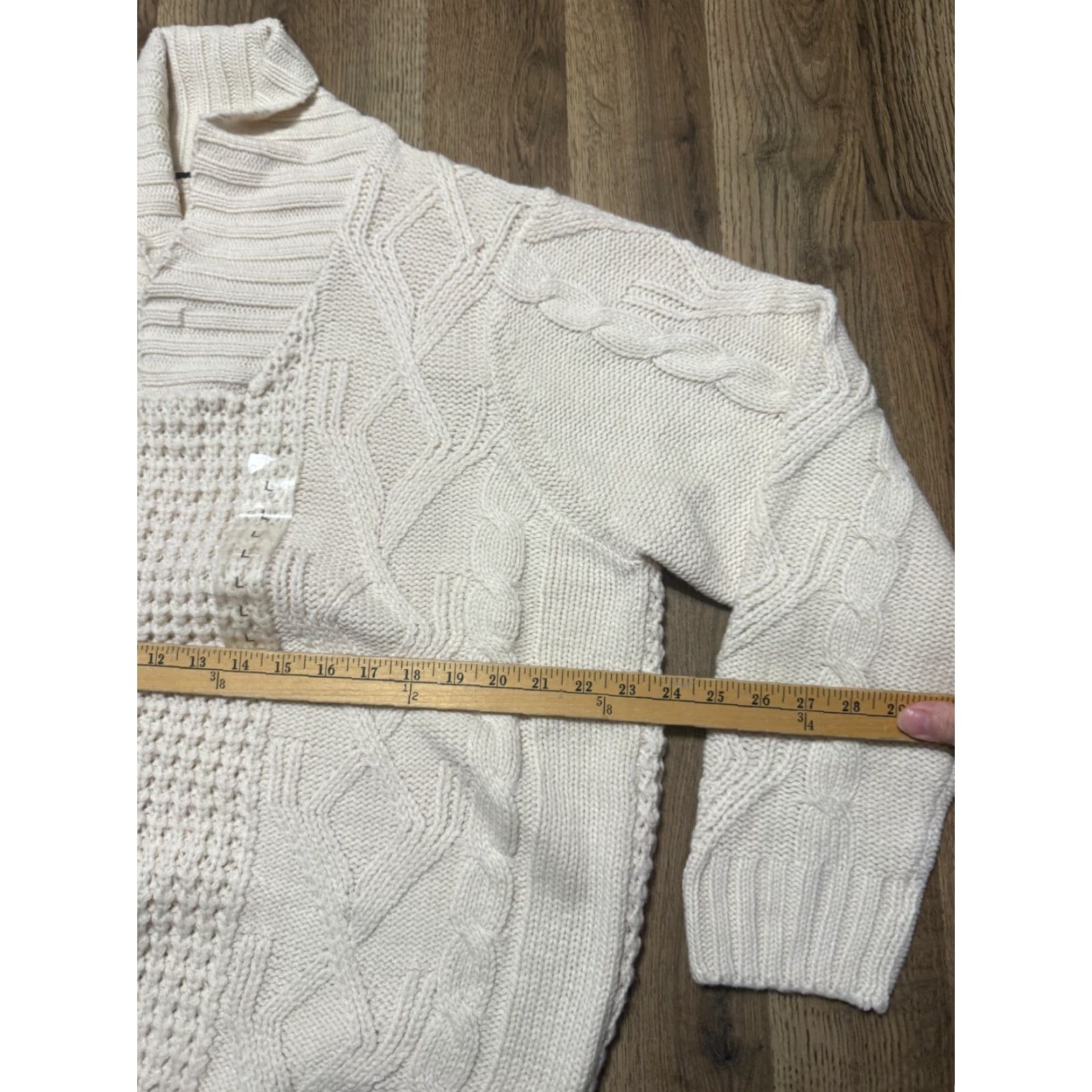 Weatherproof VINTAGE Weatherproof Sweater Women’s Large White Pullover Raglan Knitted Size L / US 10 / IT 46 - 7 Thumbnail