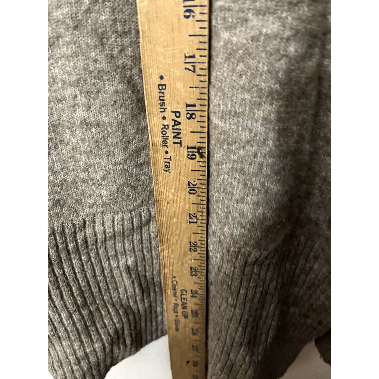 H&M H&M Womens Brown Cable-Knit Mock Neck Sweater Size M Pullover Stretch Cozy Casual Size M / US 6-8 / IT 42-44 - 6 Thumbnail