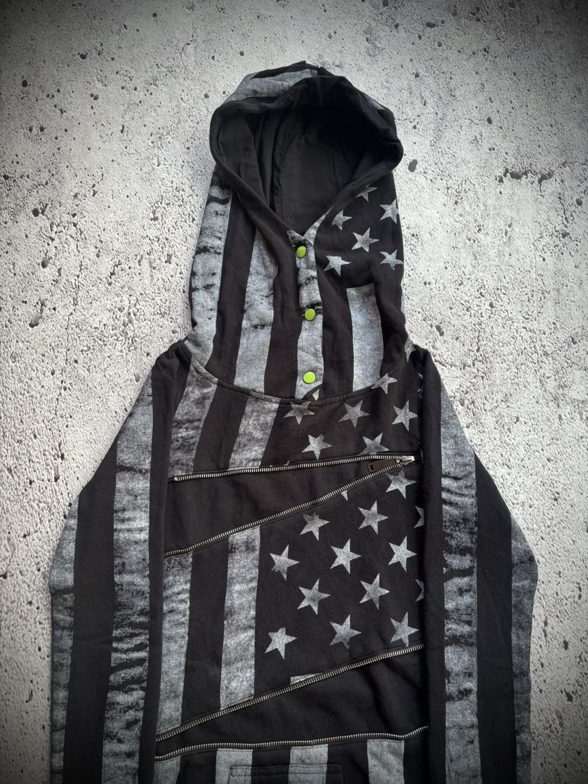 Hysteric Glamour Abey Dawa Multi star zipper ifsix lgb punk style Hoodie Size US XS / EU 42 / 0 - 4 Thumbnail