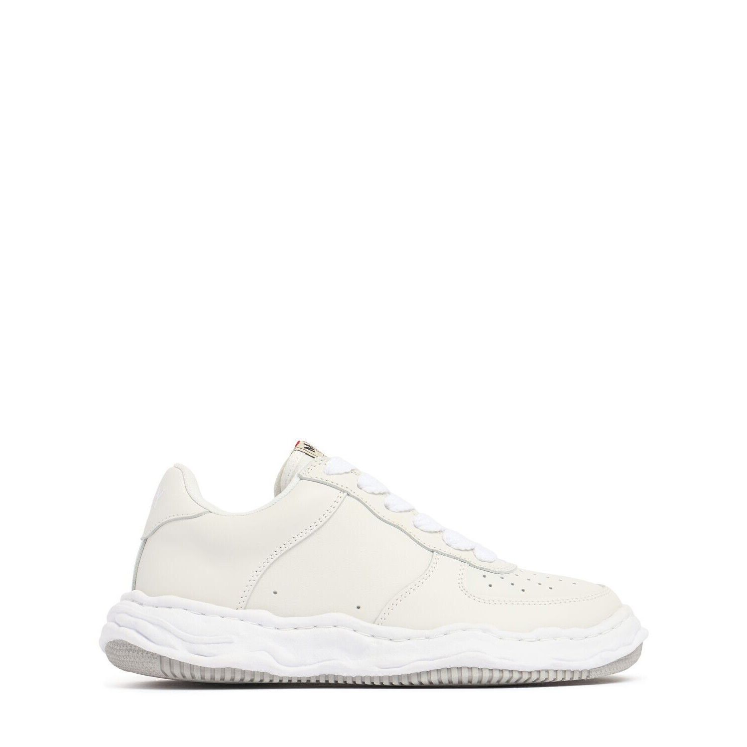 MIHARAYASUHIRO Wayne Men's White Leather Sneakers New & Auth