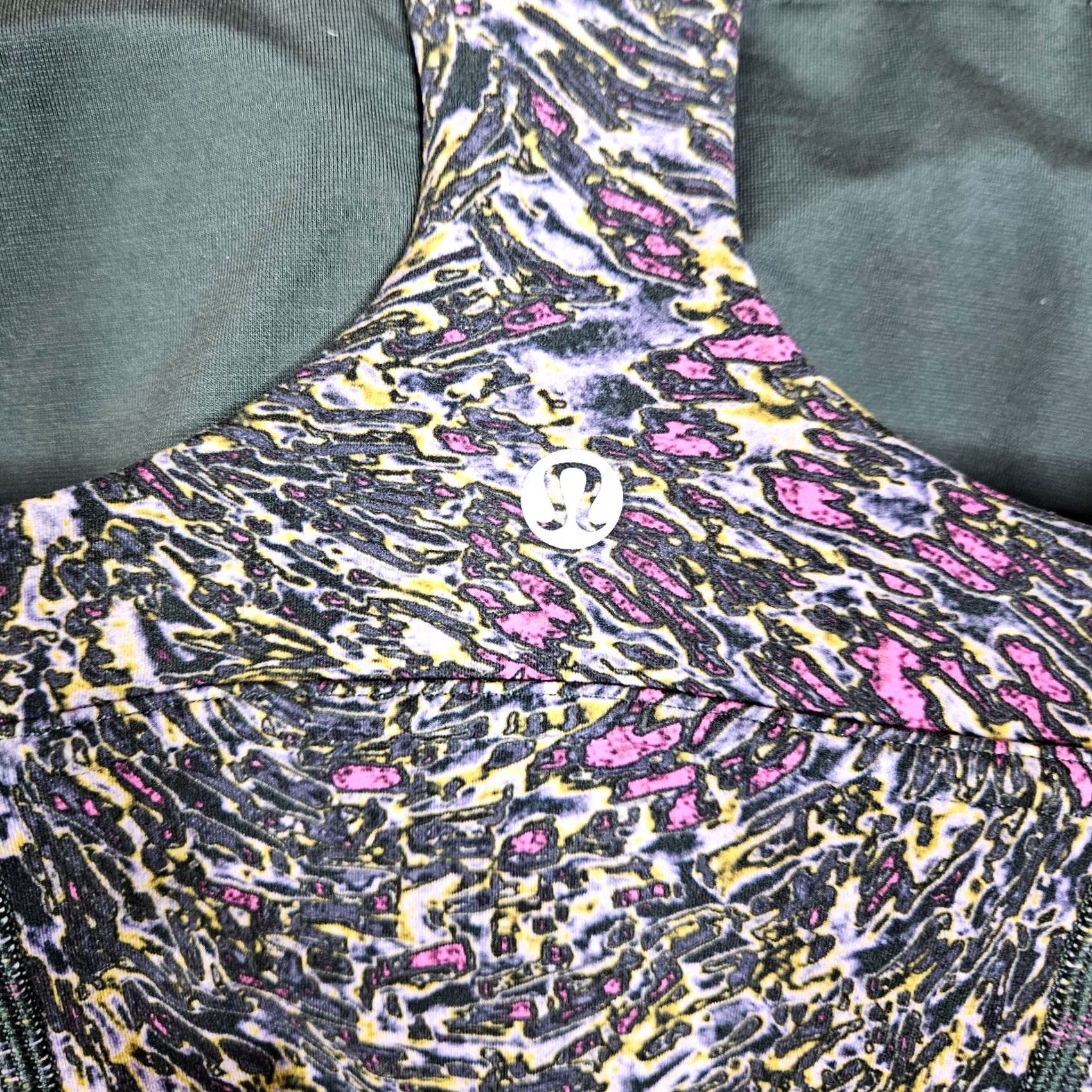 Lululemon Lululemon Wunder Train Long Line Sports Bra Size 4 Womens Activewear Racerback Multicolor Size ONE SIZE - 2 Thumbnail