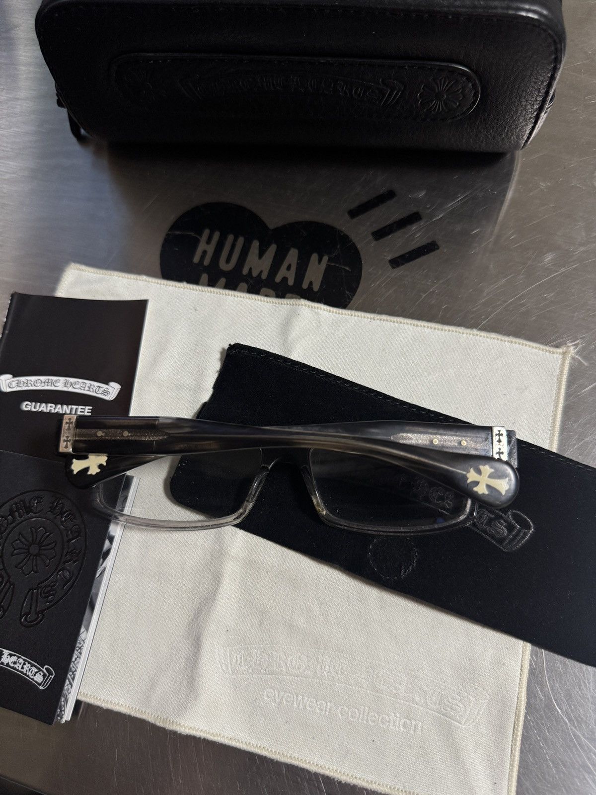 Chrome Hearts Chrome Hearts CH Cross Dismembered Glasses Black Size ONE SIZE - 10 Thumbnail
