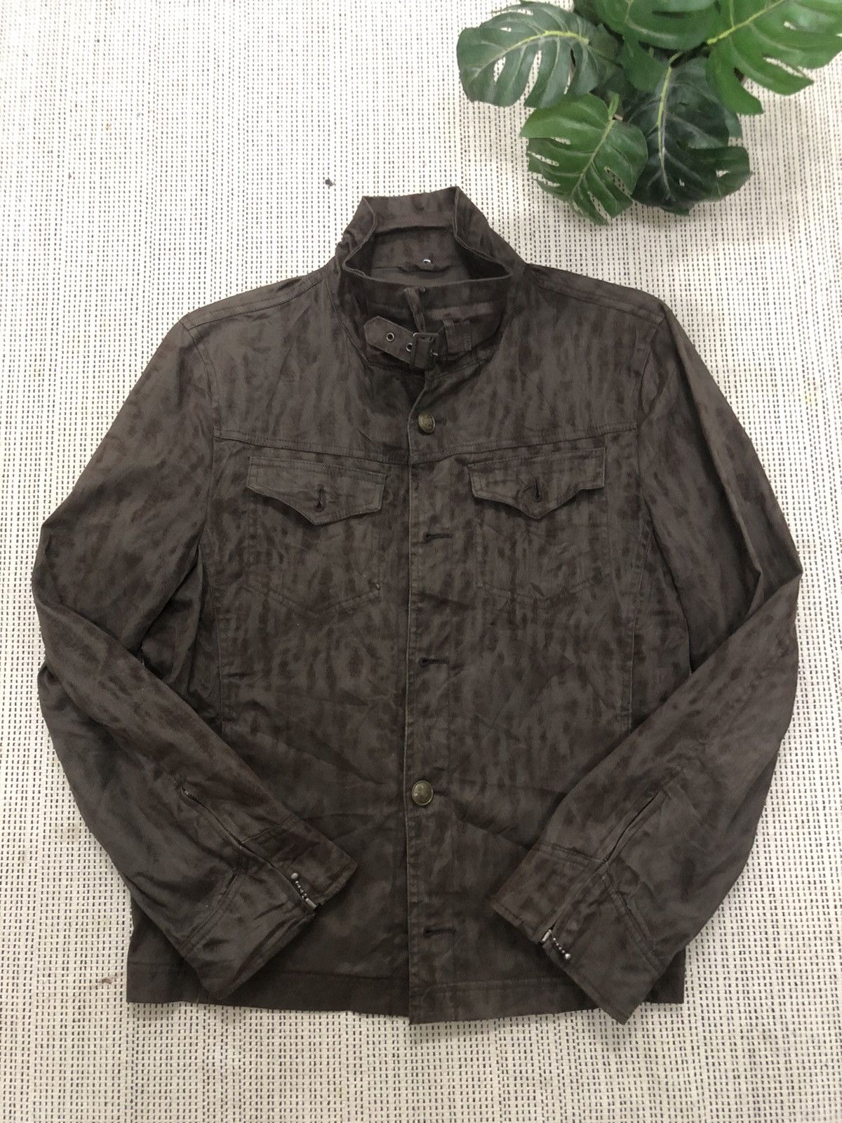 If Six Was Nine × Japanese Brand × Le Grande Bleu (L.G.B.) JAPANESE BRAND BONDAGE ACID WASH JACKET PUNK GOTHIC STYLE Size US M / EU 48-50 / 2 - 2 Thumbnail