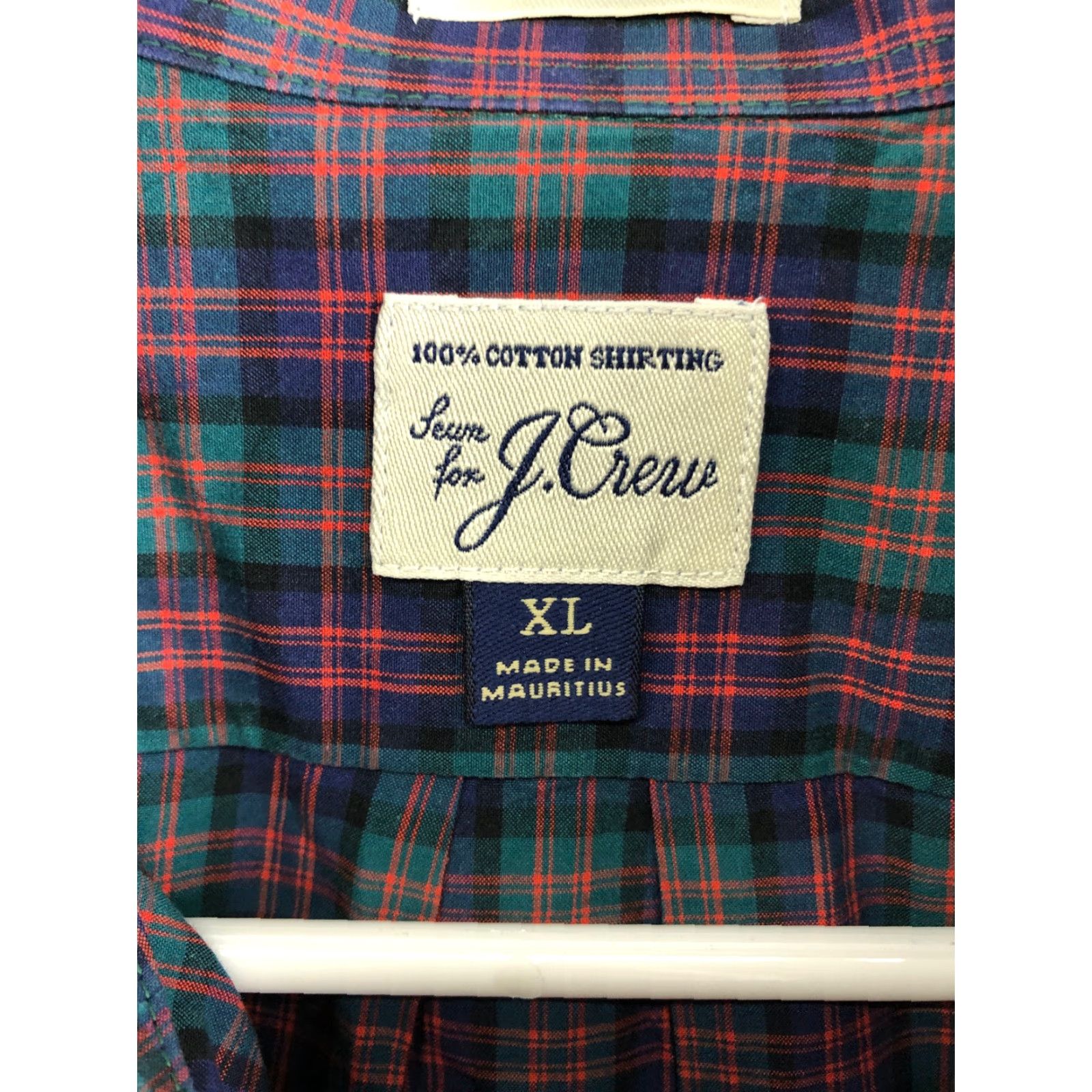 J.Crew J.Crew Shirt XL Mens Blue Plaid Long Sleeve Button-Down Collar Shirt Size US XL / EU 56 / 4 - 6 Thumbnail