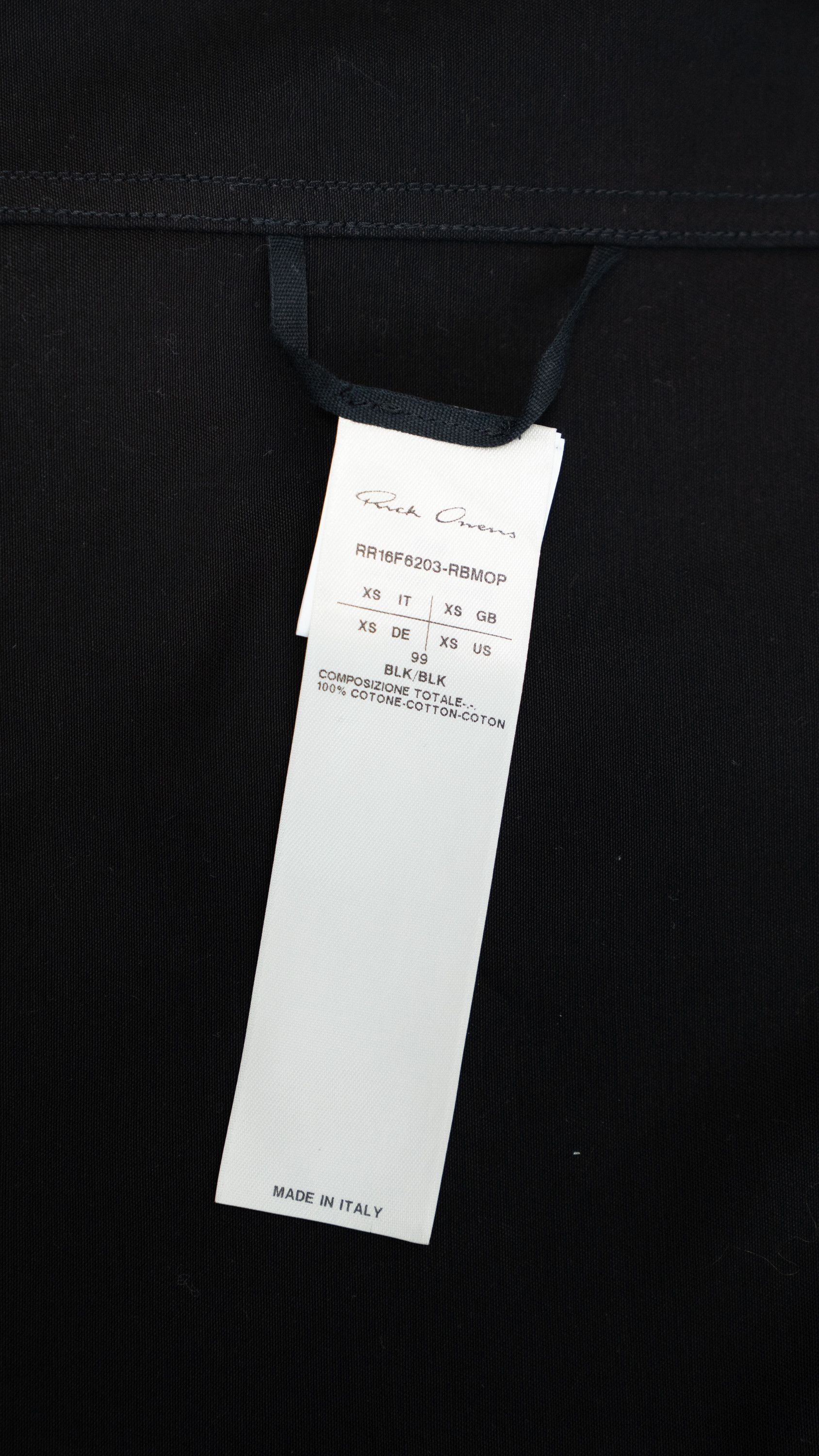 Rick Owens [NEW] 2016FW MASTODON BELTED T Runway Collection Size US S / EU 44-46 / 1 - 7 Thumbnail