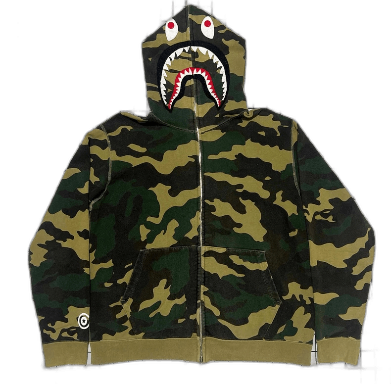 Bape Bape Camouflage Zip-Up Hoodie Size US M / EU 48-50 / 2 - 1 Thumbnail