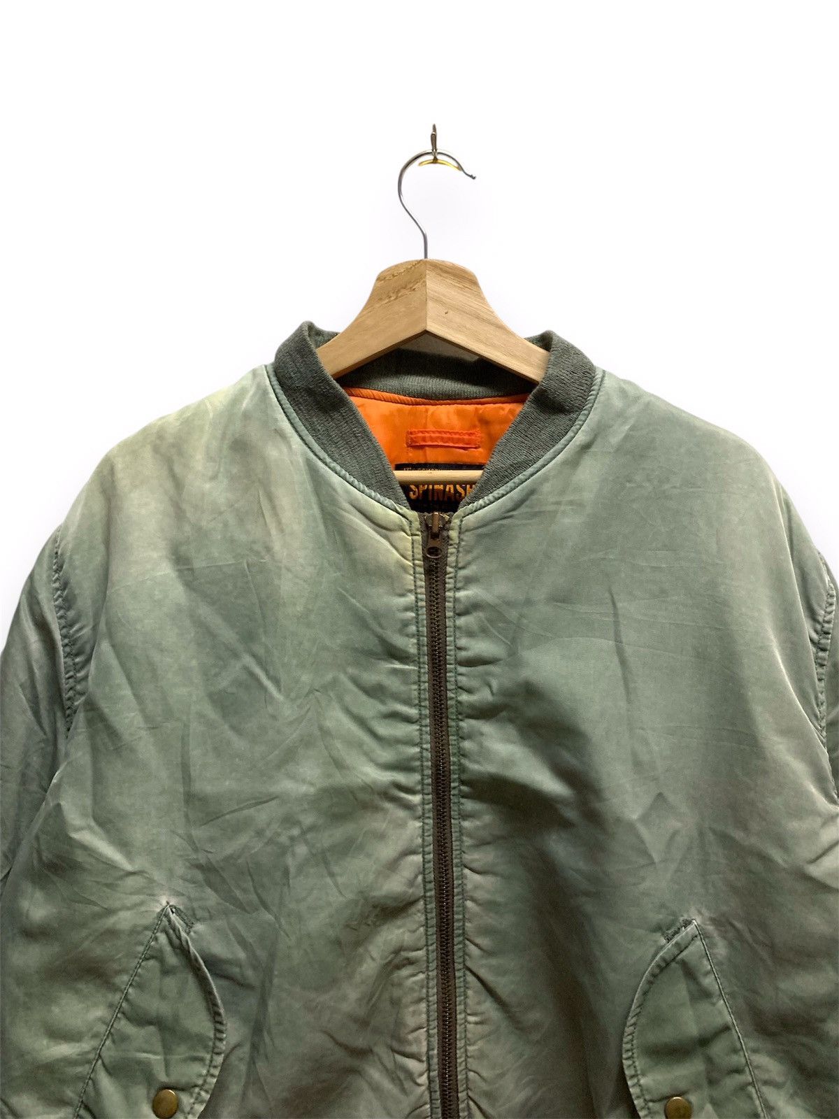 Japanese Brand × Vintage Vintage SPINASH Bombers Jacket Size US XL / EU 56 / 4 - 2 Thumbnail