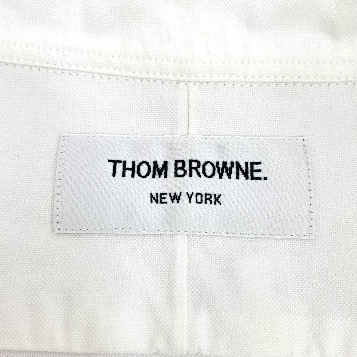 Thom Browne Thom Browne White Cotton Lapel Long Sleeve Shirt K26WX Size US XS / EU 42 / 0 - 6 Thumbnail