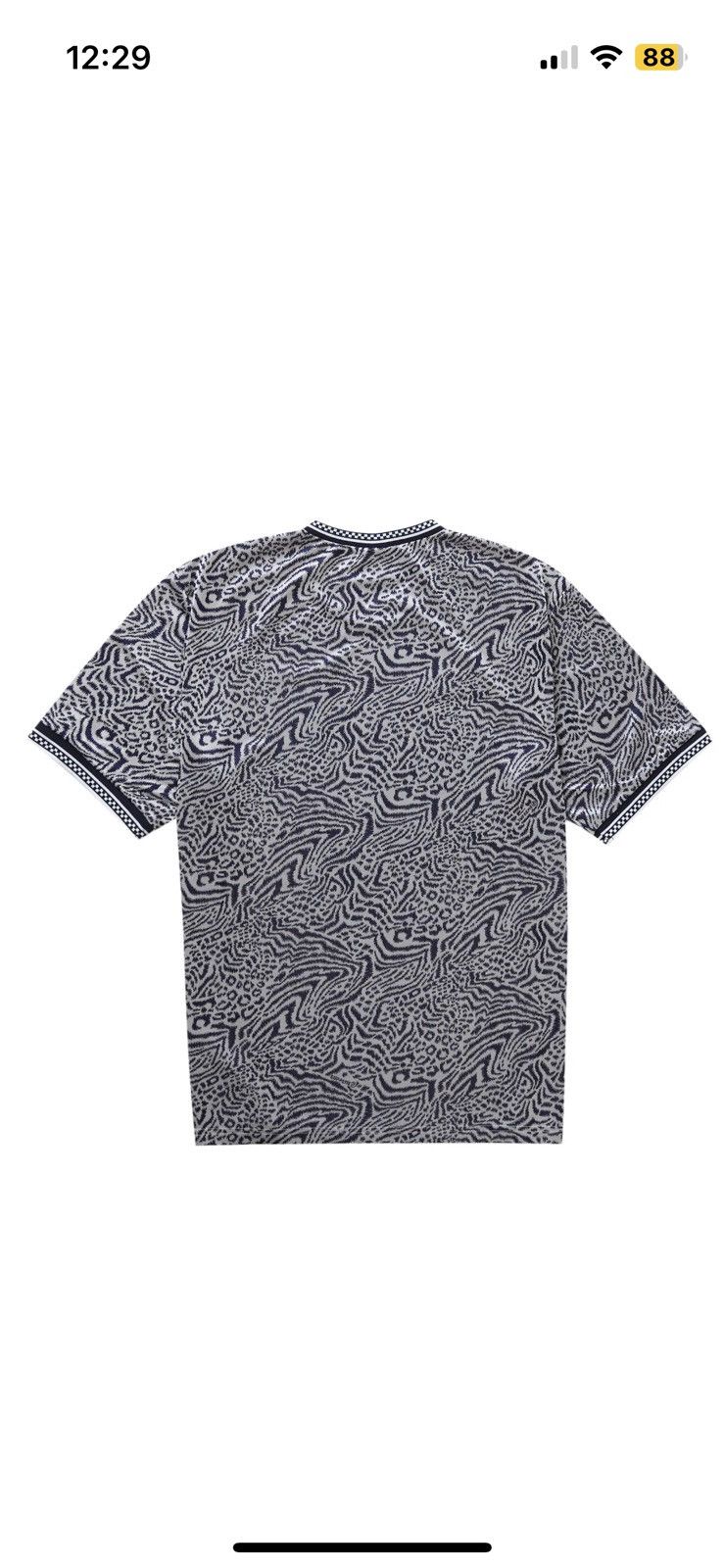 Supreme Supreme Umbro Jacquard Animal Print Soccer Jersey SS23  