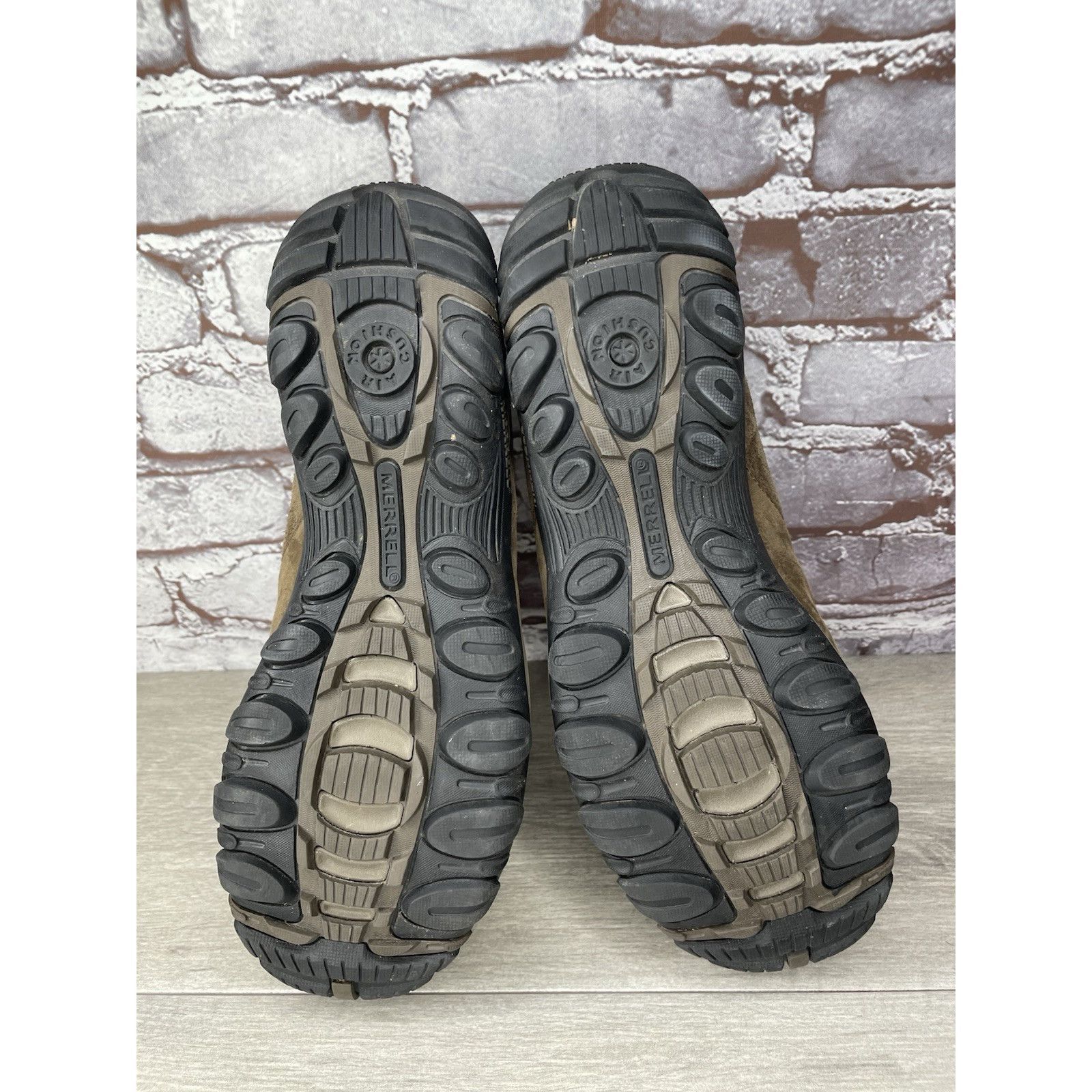 Merrell Merrell Slate Brown Suede Hiking Trail Lace Up Shoes Men’s S Size US 11 / EU 44 - 7 Thumbnail
