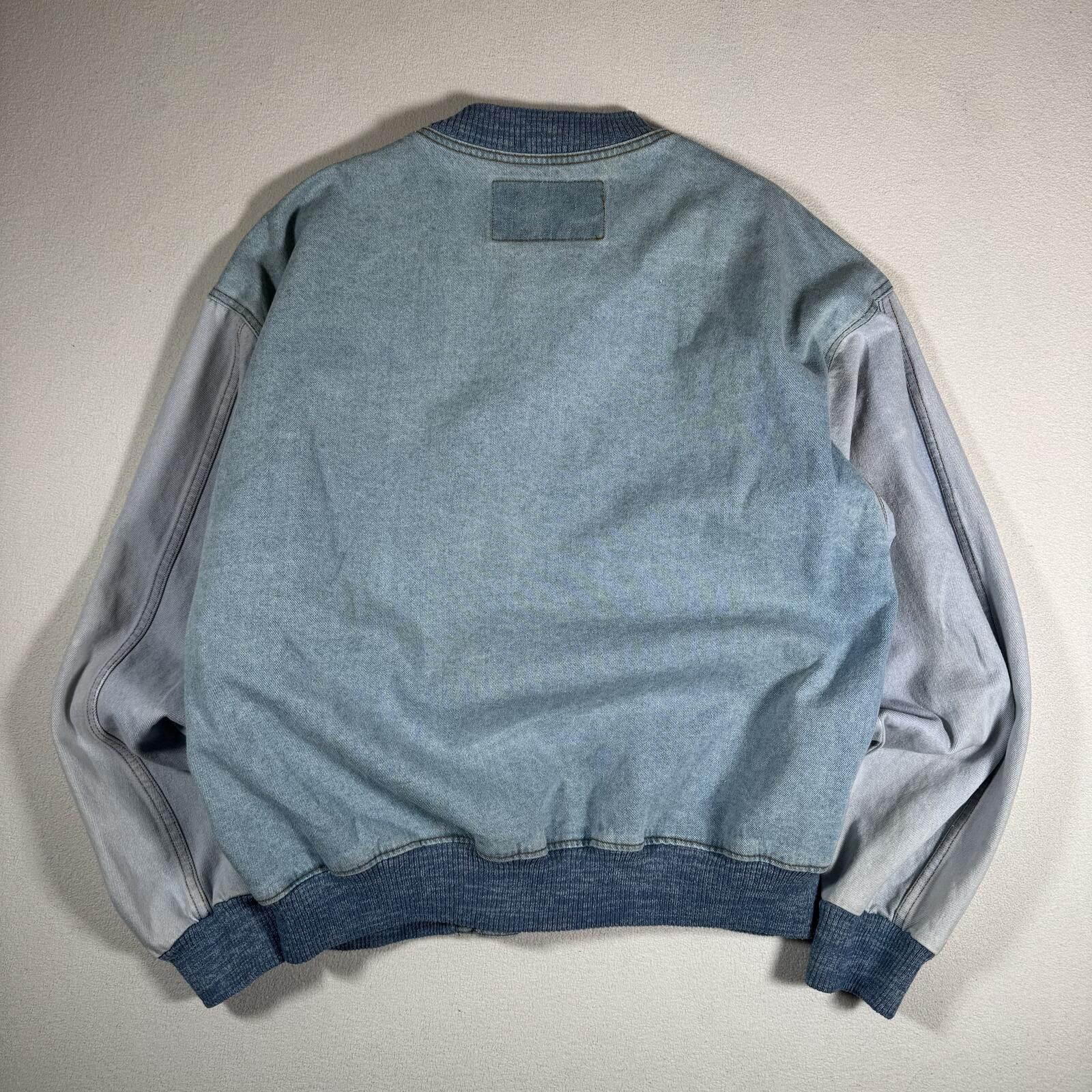 Vintage Vintage Denim Light Wash Denim Nsync patch Bomber Jacket Size US XL / EU 56 / 4 - 2 Thumbnail