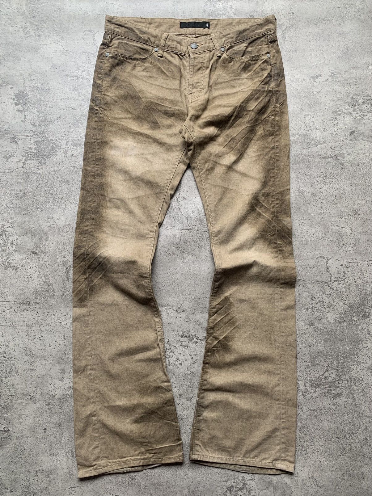 image of Gostar De Fuga x Tornado Mart Fuga Clawmark Flare Jeans in Mud, Men's (Size 33)