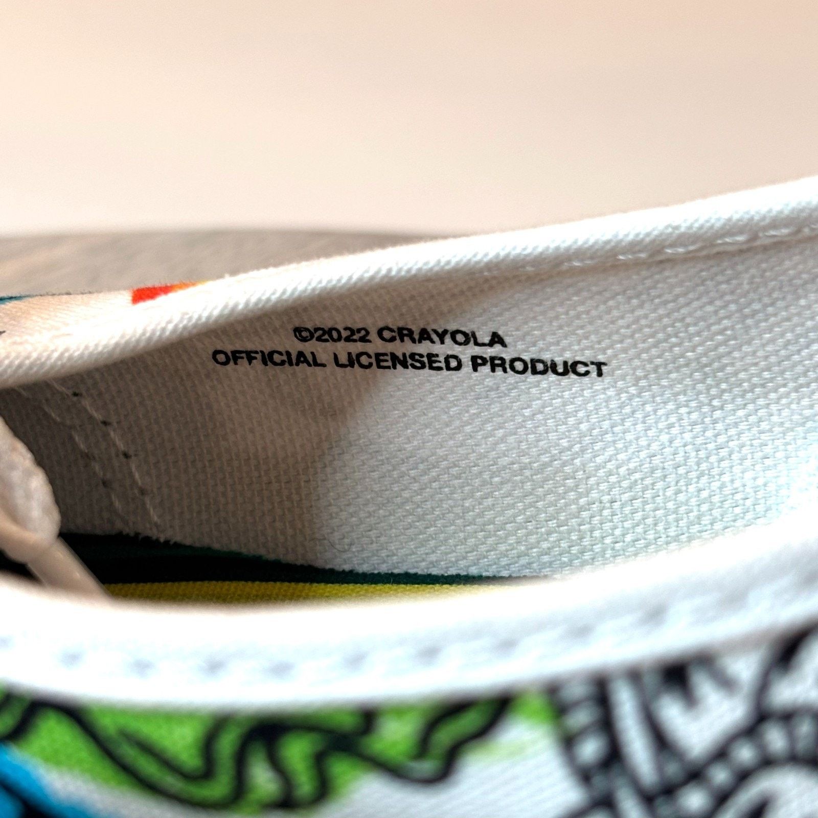 Vans Vans X Crayola Women’s Size 7.5 White Graphic Skate Sneakers Size US 7.5 / IT 37.5 - 9 Thumbnail