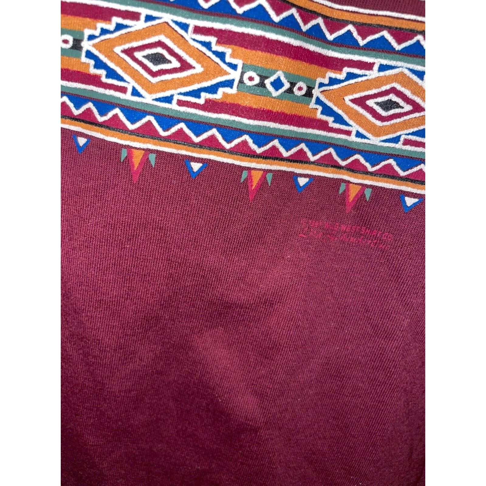 Jerzees Vintage Sedona Arizona Shirt Red Graphic Tee VTG 90s Large Size US L / EU 52-54 / 3 - 6 Thumbnail