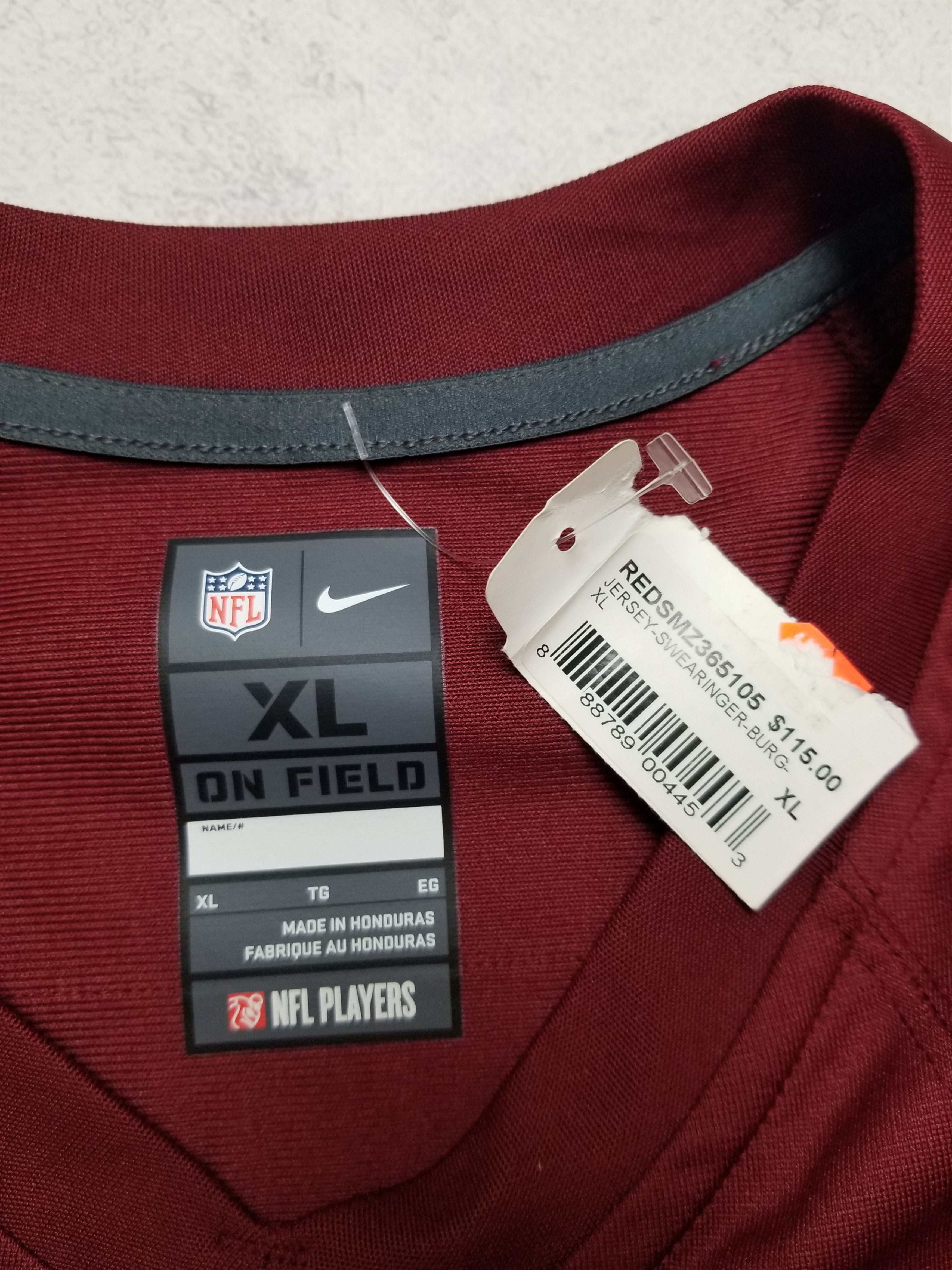 Nike Nike Washington Redskins Swearinger #36 Burgundy NFL Jersey Size US XL / EU 56 / 4 - 15 Thumbnail