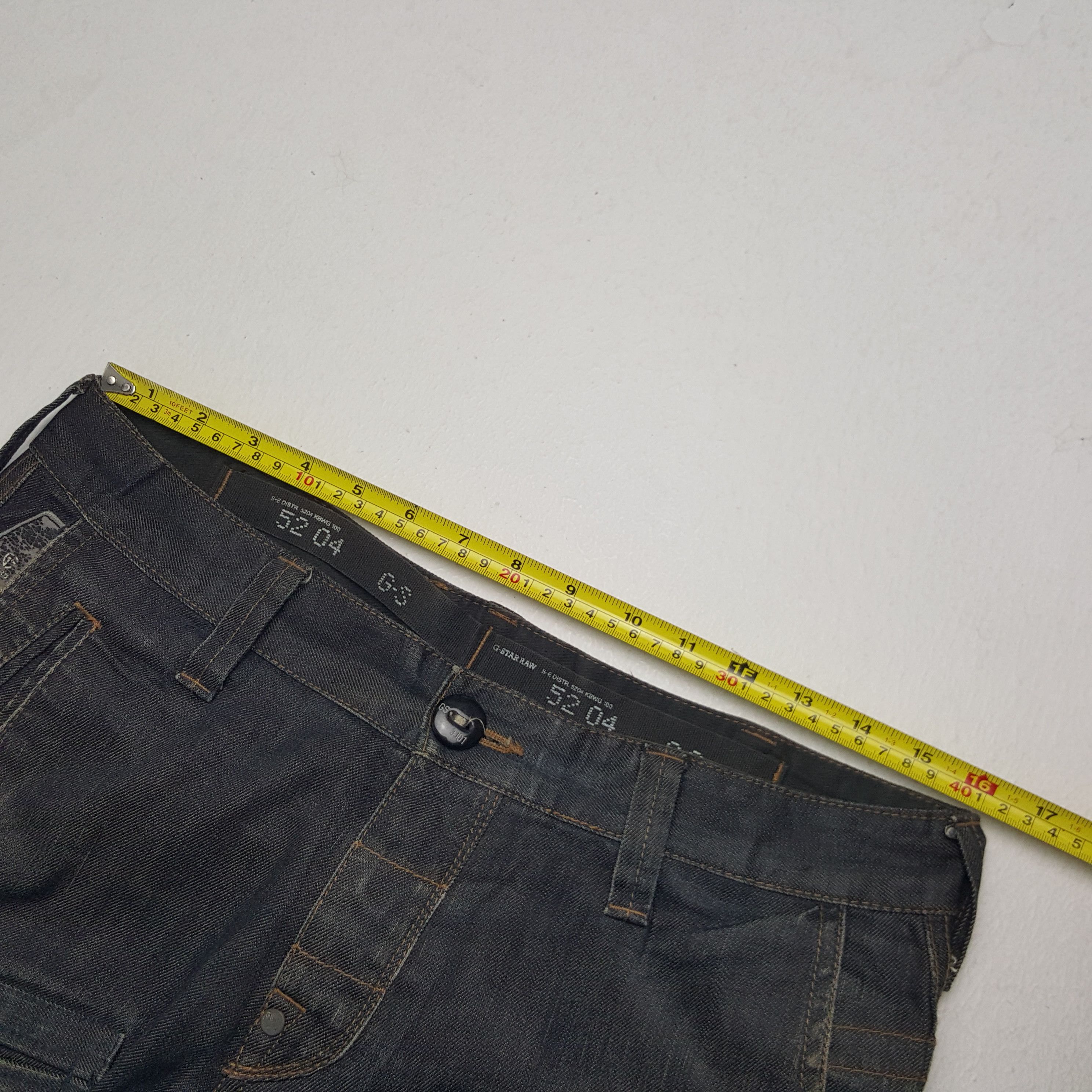G-Star × If Six Was Nine × Vintage Vintage G-Star Raw Japanese Brand Bikers Denim Jeans Size US 32 / EU 48 - 10 Thumbnail