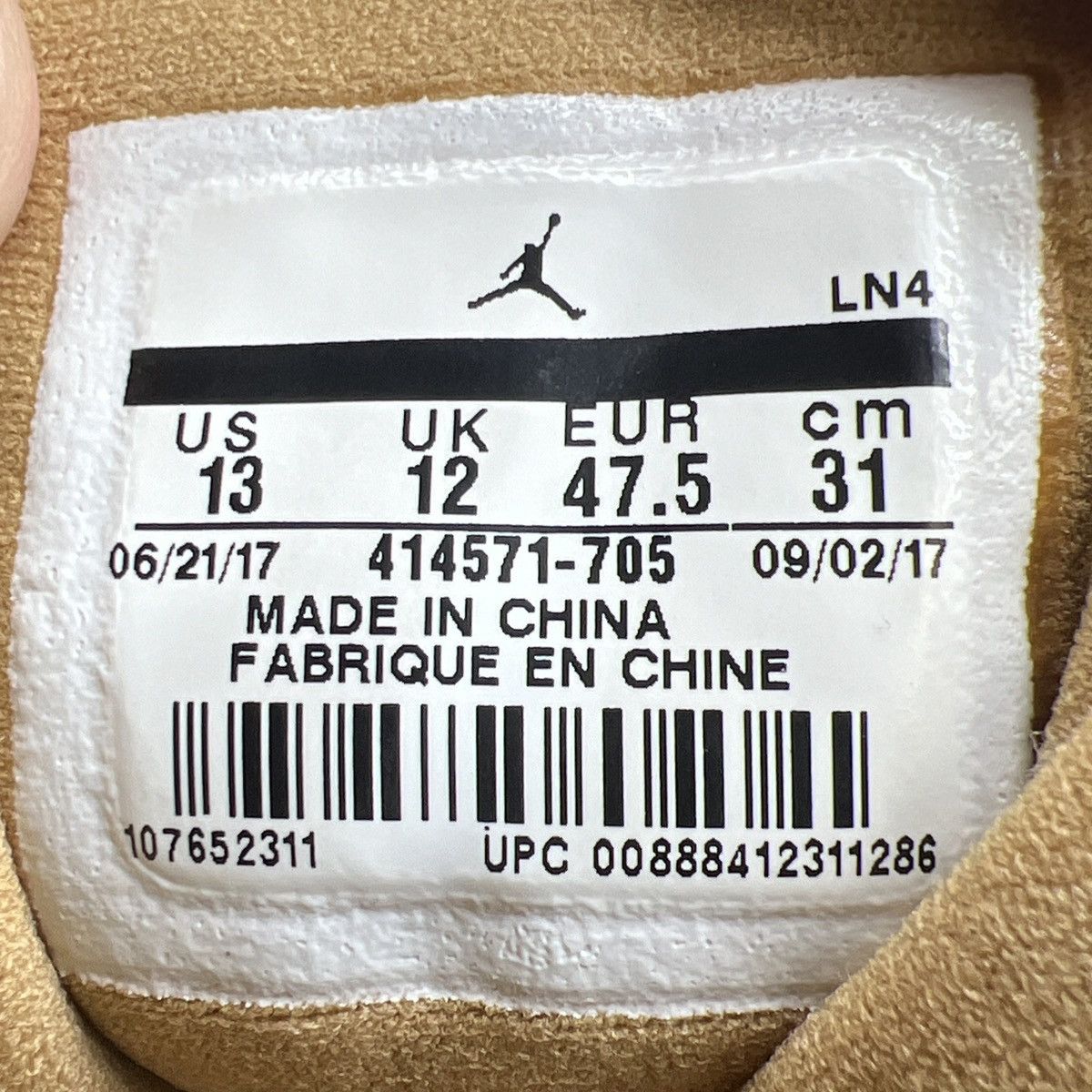 Jordan Brand Air Jordan 13 wheat Size US 13 / EU 46 - 8 Thumbnail