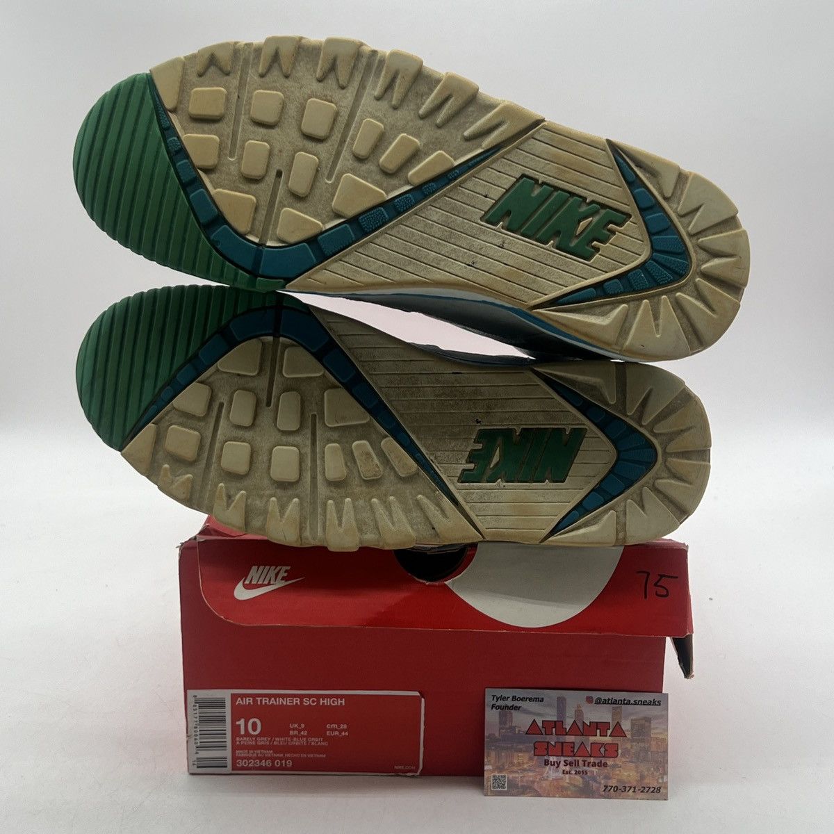Nike Air trainer high barely blue orbit Size US 10 / EU 43 - 8 Thumbnail