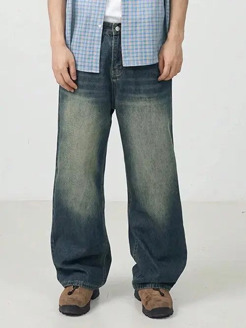 Jean Hitomi x Kouda VIntage Loose Fit Wide Leg Jeans Size US 32 / EU 48 - 5 Thumbnail
