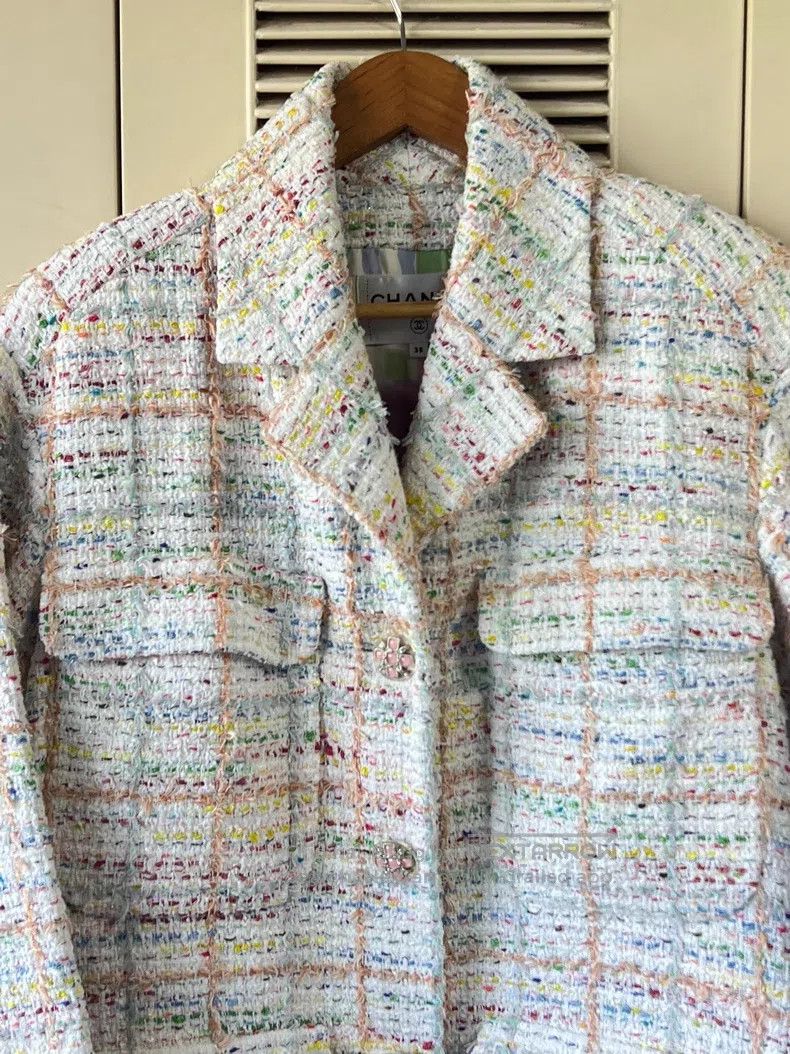 Chanel Chanel Tweed coat Size XS / US 0-2 / IT 36-38 - 3 Thumbnail