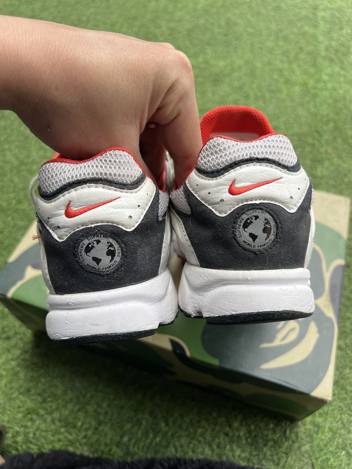 Nike × Supreme Nike x Supreme Zoom Streak Spectrum Plus 'Habanero Red' Size US 8 / EU 41 - 5 Thumbnail