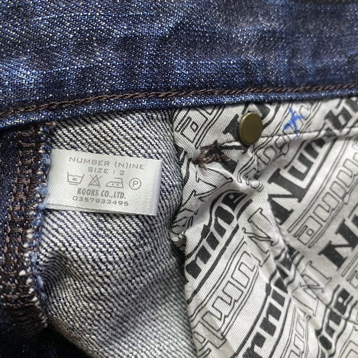 Number (N)ine AW02 Number Nine Denim Jeans 'Nowhere Man' Size US 30 / EU 46 - 18 Thumbnail