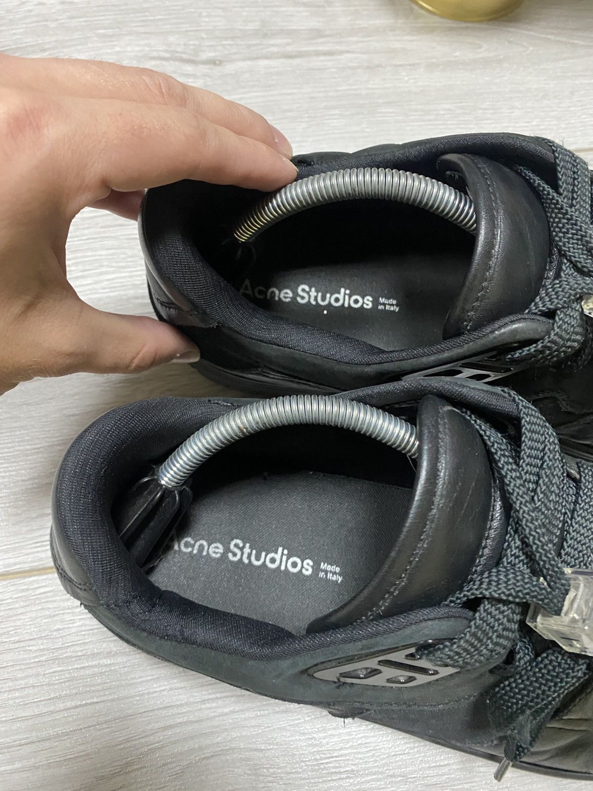 Acne Studios Acne Studios face sneakers leather Size US 11 / EU 44 - 8 Thumbnail