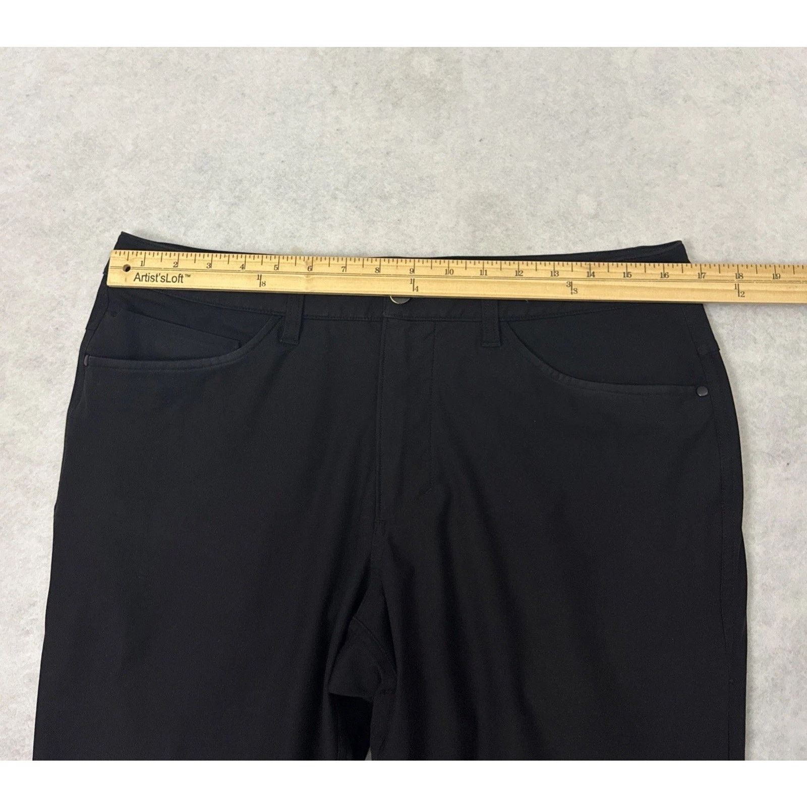 Lululemon Lululemon ABC Pants Mens 32 Black Classic Fit 5 Pocket Golf Size US 32 / EU 48 - 5 Thumbnail