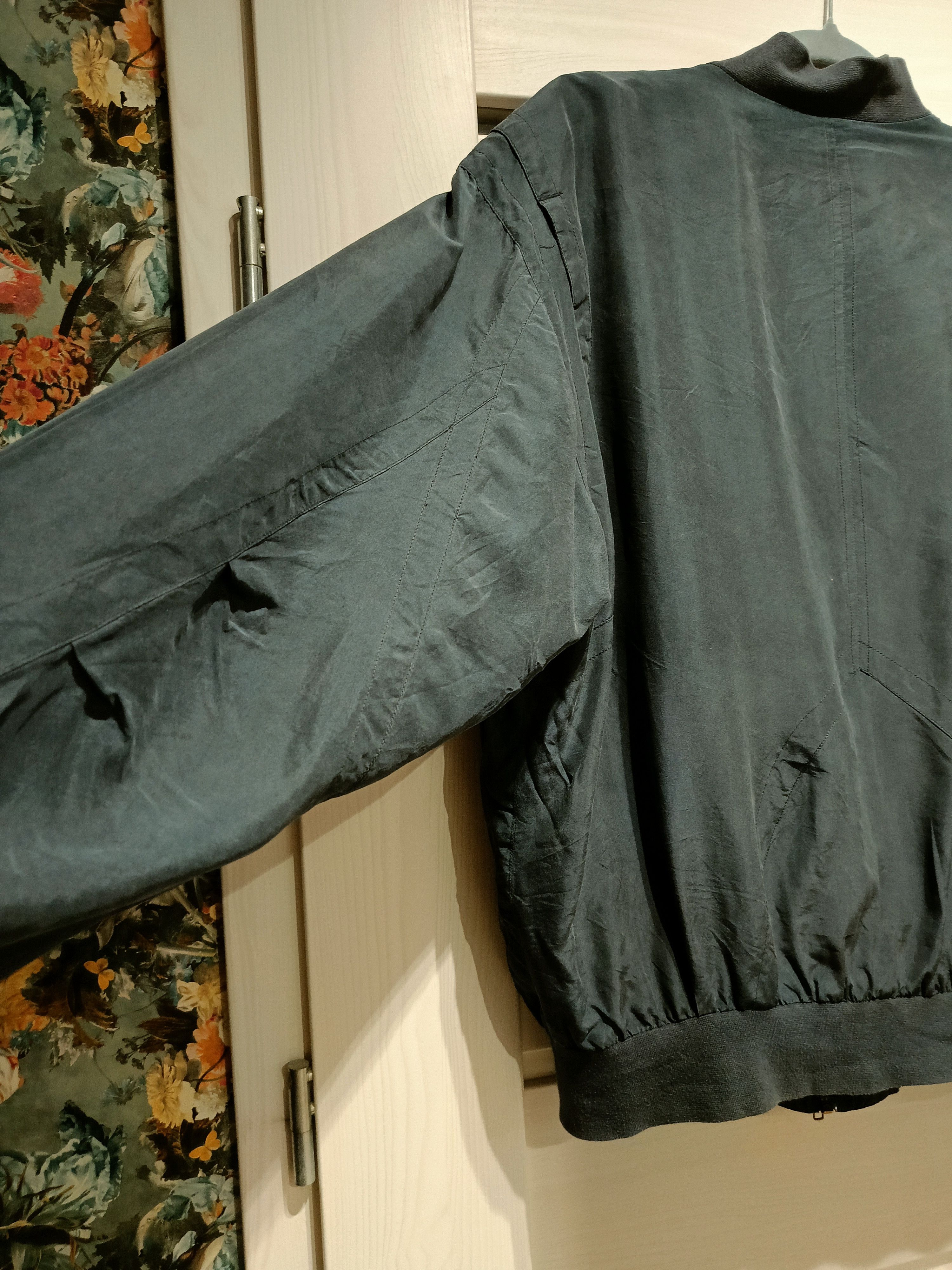 Other Silk bomber jacket Signe Incognito size 40 Size L / US 10 / IT 46 - 6 Thumbnail