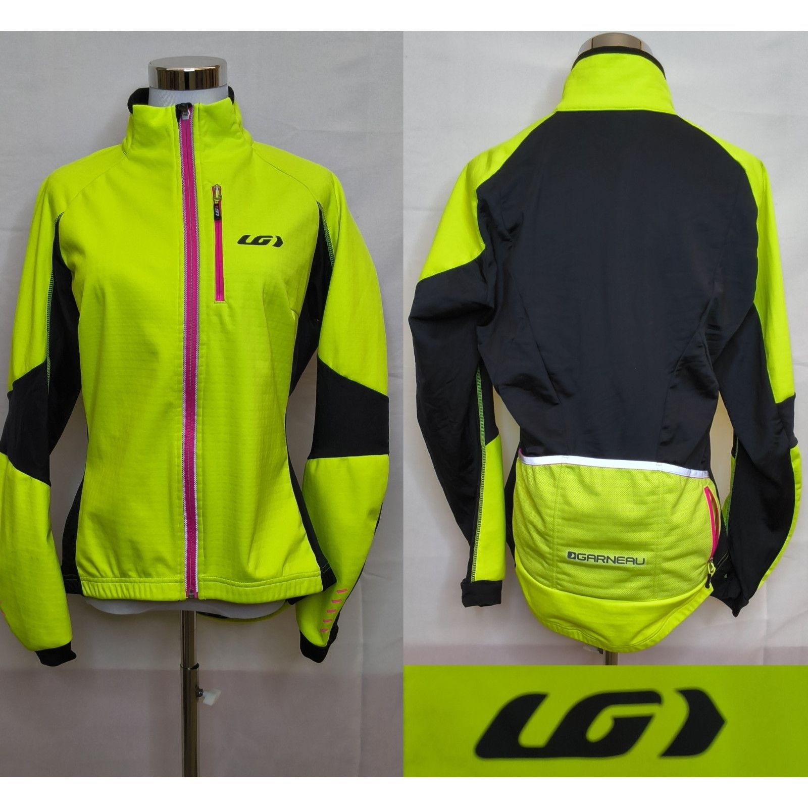 Other Louis Garneau Cycling Jacket Women's L Neon Yellow Hi-vis Size L / US 10 / IT 46 - 1 Thumbnail
