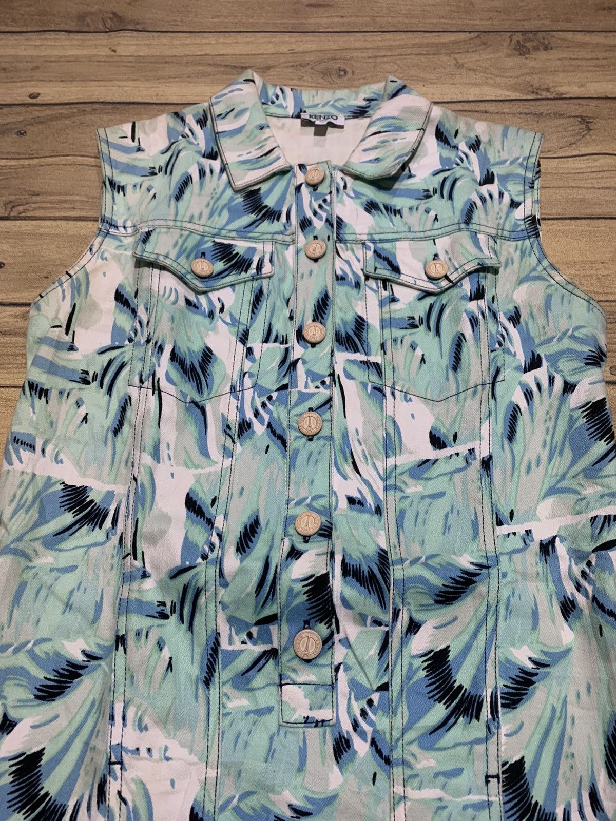 Kenzo Kenzo jeans dress fullprint Size S / US 4 / IT 40 - 2 Thumbnail