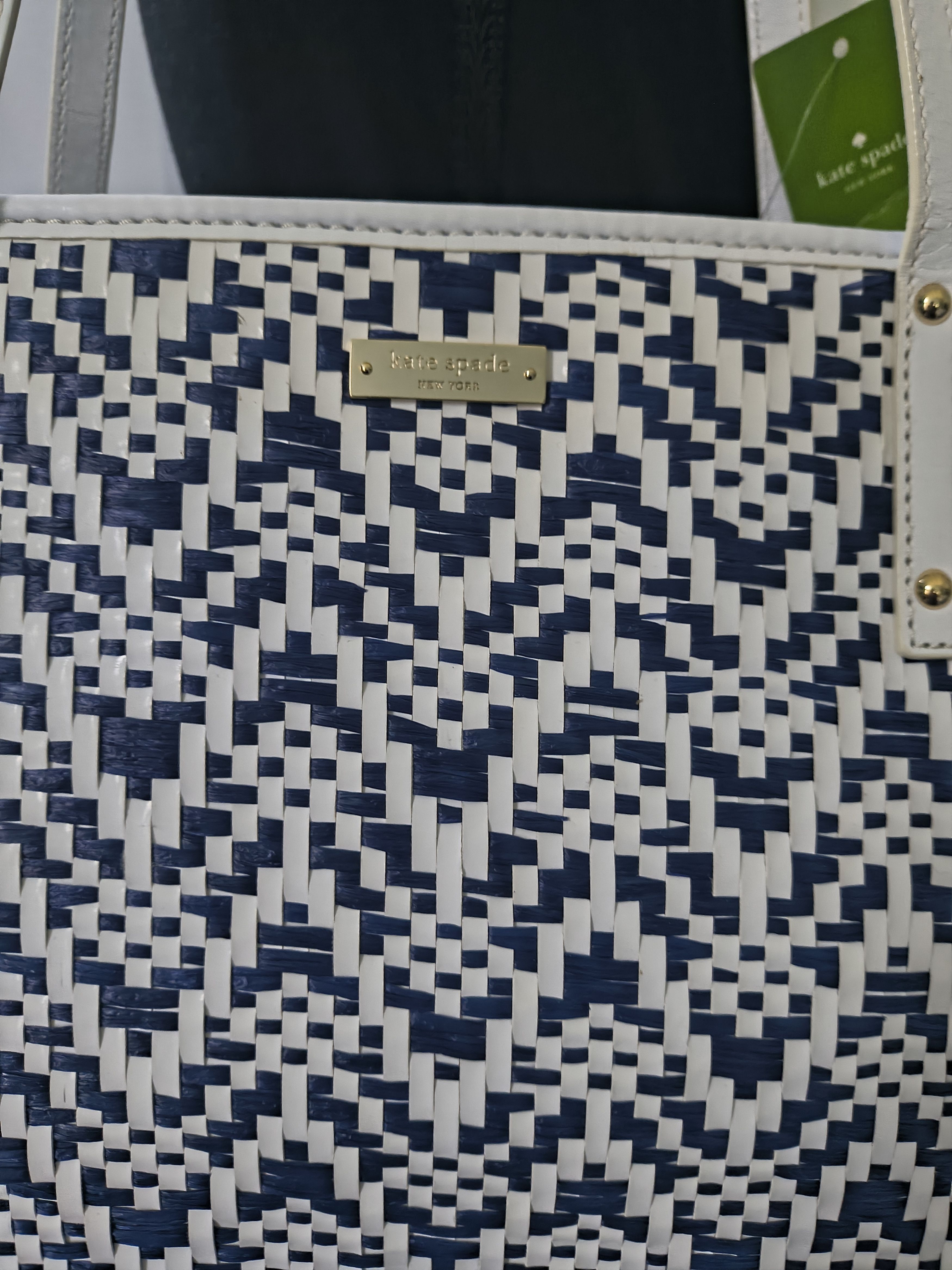 Kate Spade Kate Spade New York Bayside Park Navy & White Tote Size ONE SIZE - 2 Thumbnail