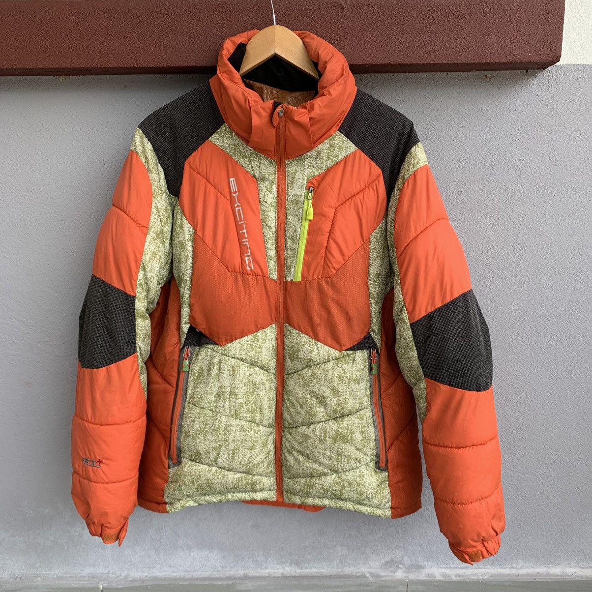 Japanese Brand Multicolor Puffer Down Jacket 800 TNF Size US L / EU 52-54 / 3 - 1 Thumbnail