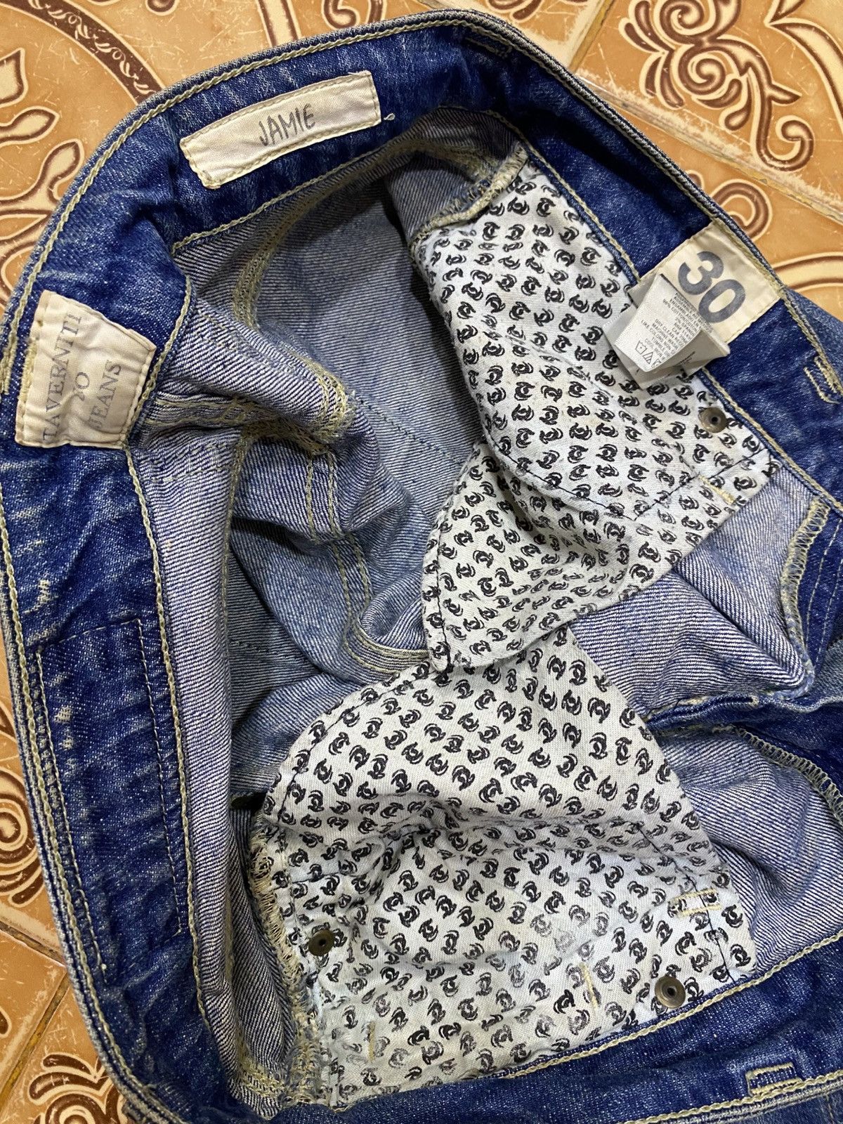 Japanese Brand Vintage Y2K Style Taverniti So Jeans Size US 30 / EU 46 - 10 Thumbnail